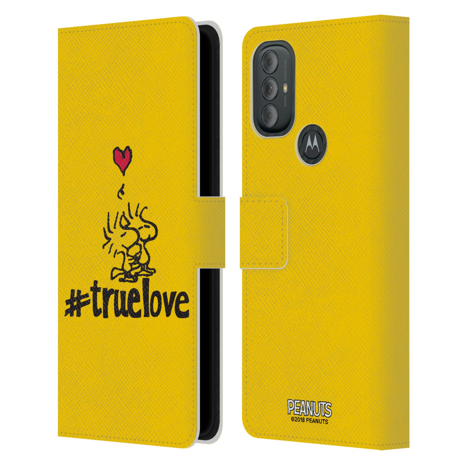 Pouzdro na mobil Motorola Moto G10 / G30 - HEAD CASE - Peanuts - Woodstock pravá láska