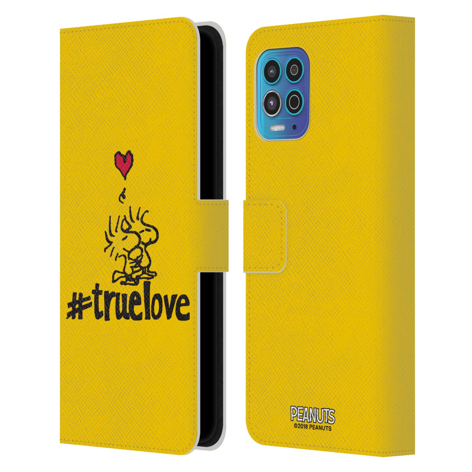 Pouzdro na mobil Motorola Moto G100 - HEAD CASE - Peanuts - Woodstock pravá láska
