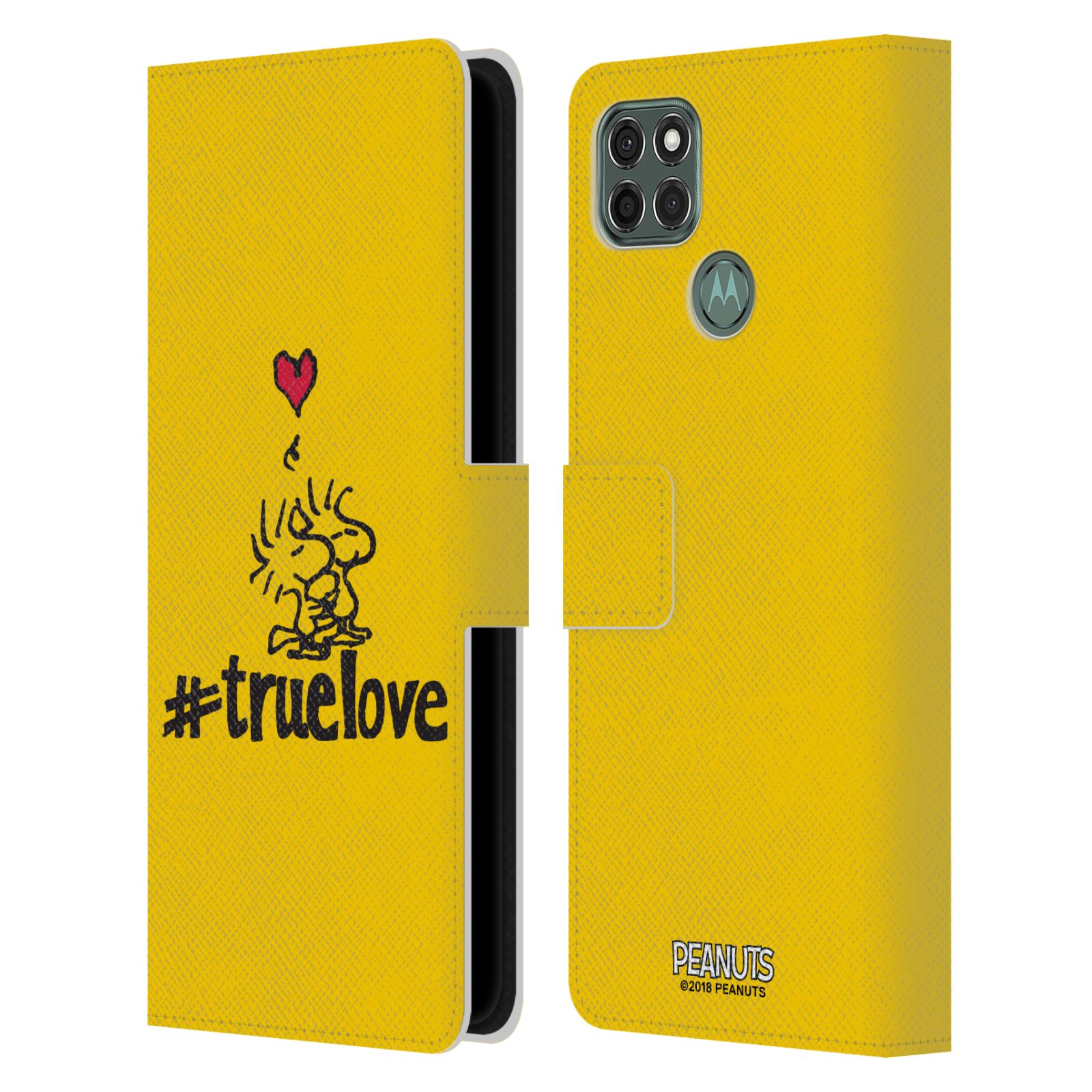 Pouzdro na mobil Motorola Moto G9 POWER - HEAD CASE - Peanuts - Woodstock pravá láska