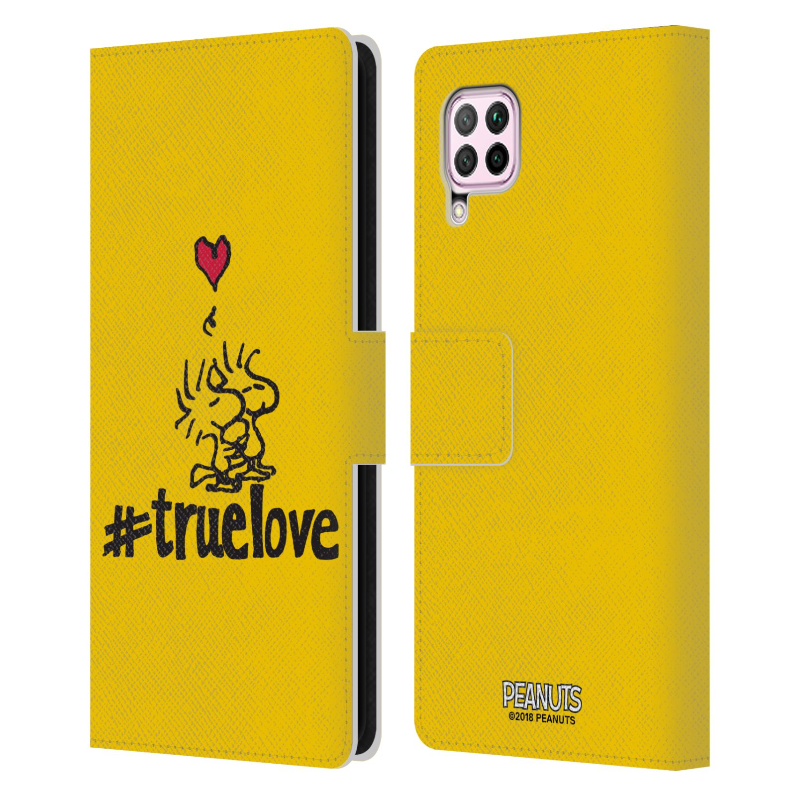 Pouzdro na mobil Huawei P40 LITE - HEAD CASE - Peanuts - Woodstock pravá láska