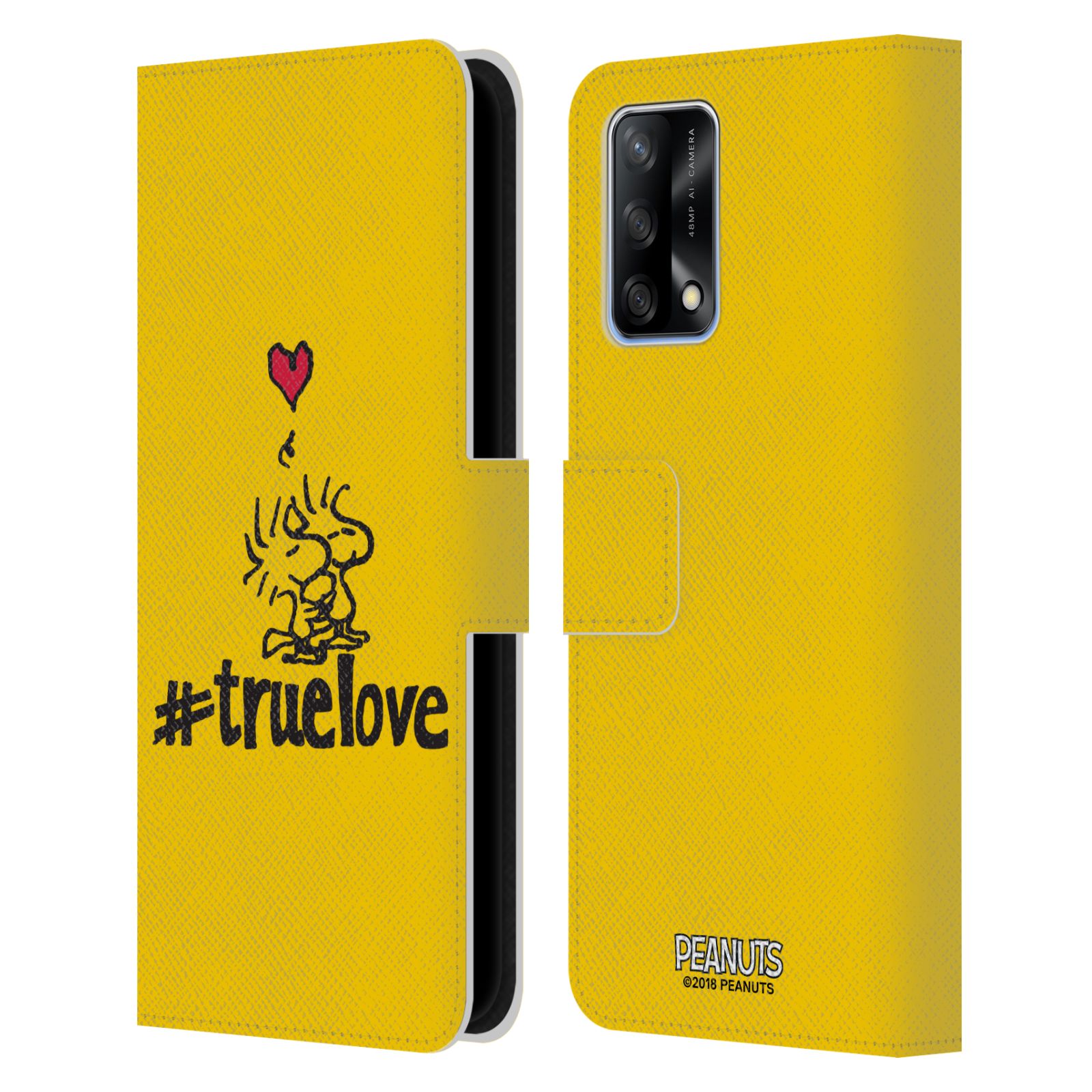 Pouzdro na mobil Oppo A74 - HEAD CASE - Peanuts - Woodstock pravá láska