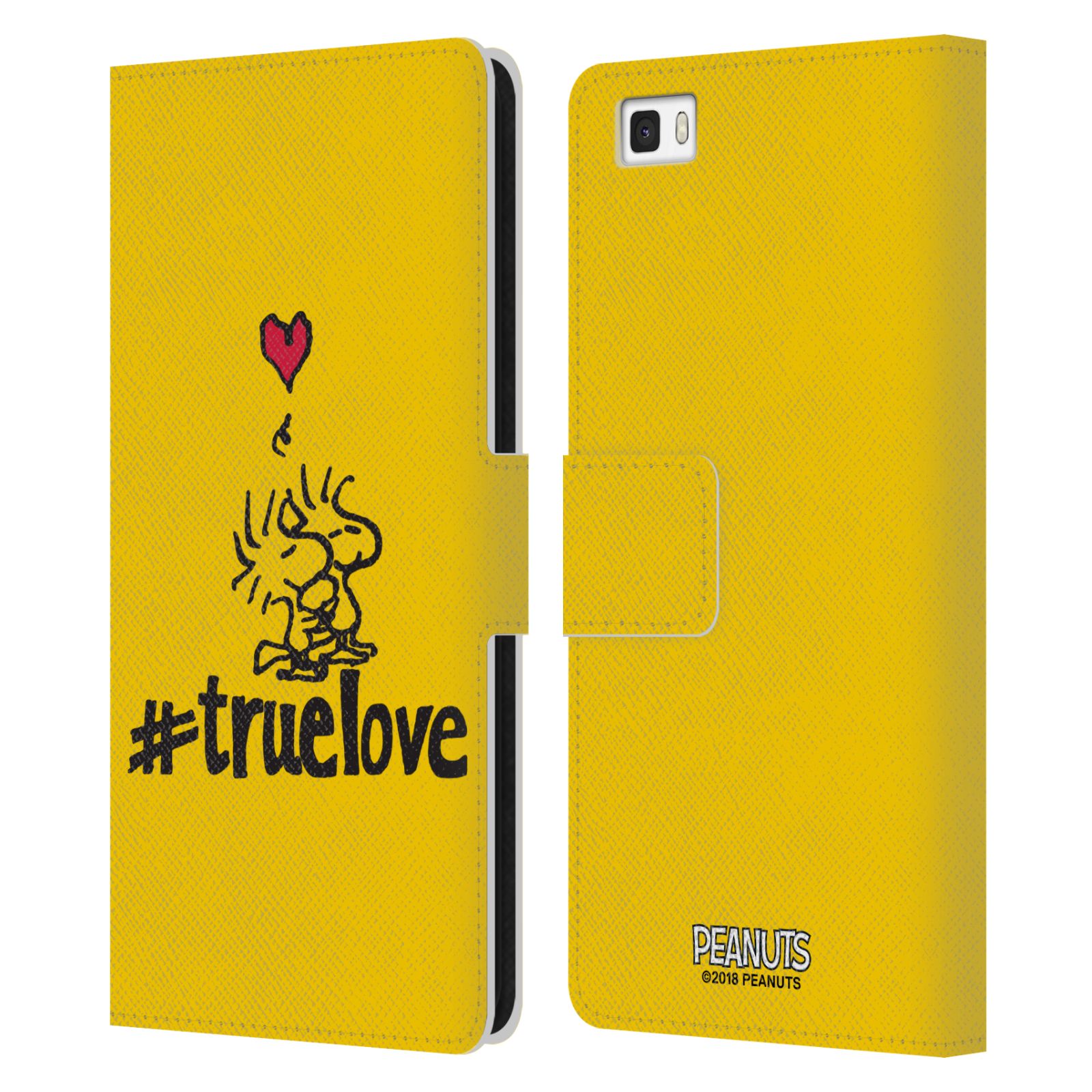Pouzdro na mobil Huawei P8 LITE - HEAD CASE - Peanuts - Woodstock pravá láska