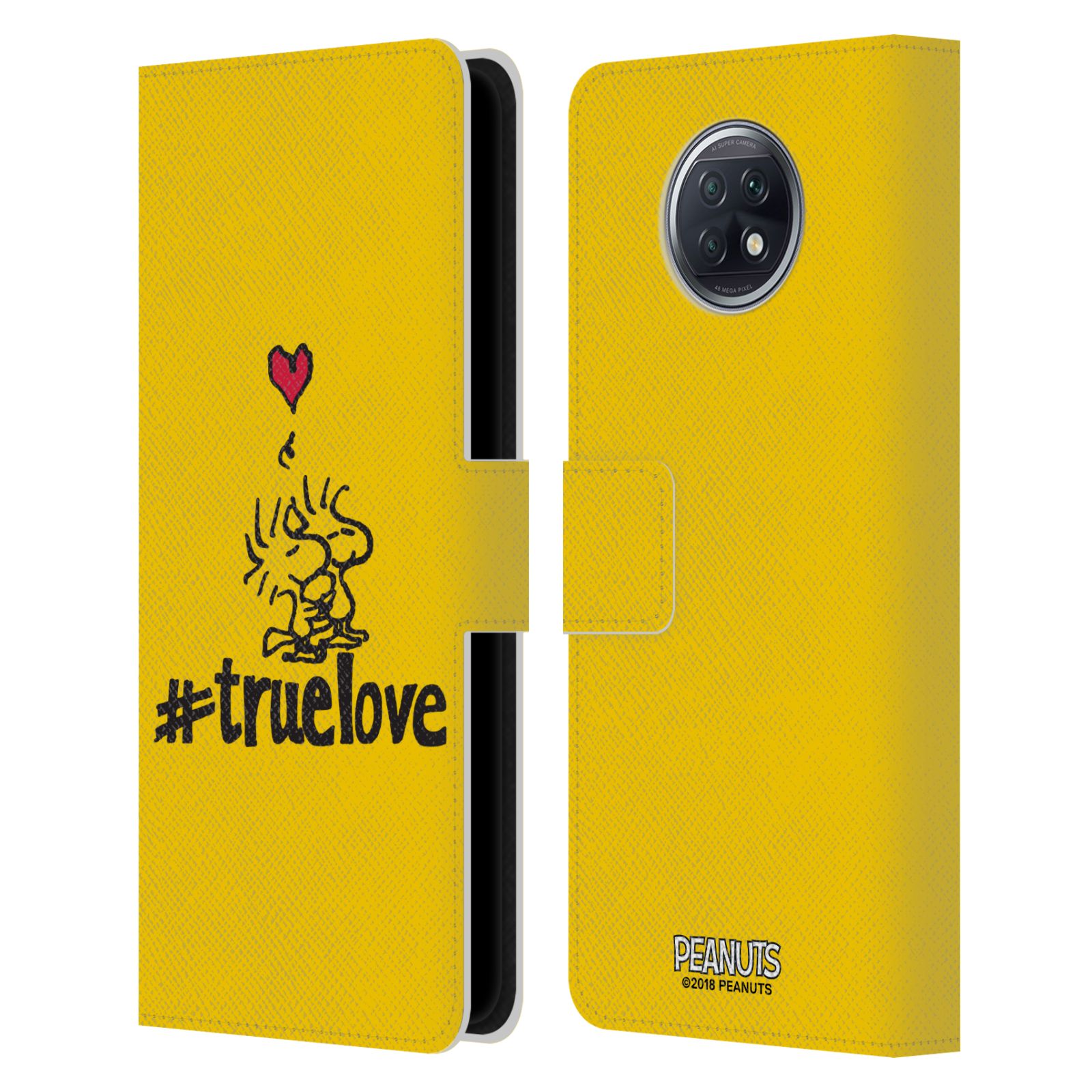 Pouzdro na mobil Xiaomi Redmi Note 9T - HEAD CASE - Peanuts - Woodstock pravá láska