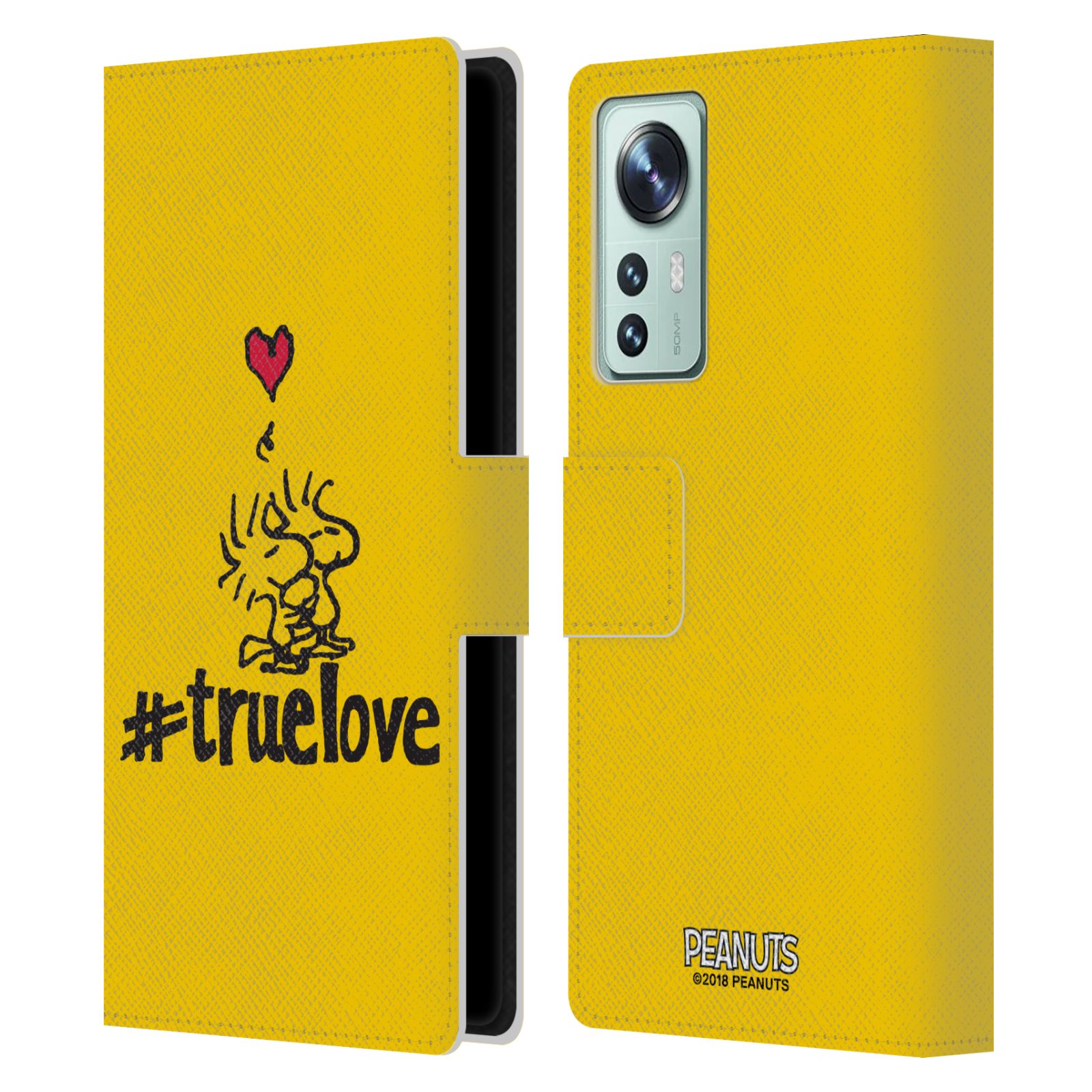 Pouzdro na mobil Xiaomi 12 - HEAD CASE - Peanuts - Woodstock pravá láska