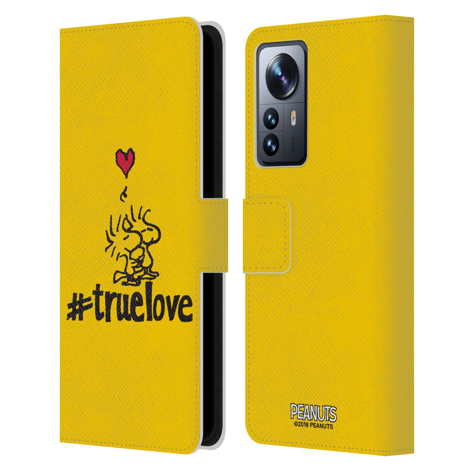 Pouzdro na mobil Xiaomi 12 PRO - HEAD CASE - Peanuts - Woodstock pravá láska