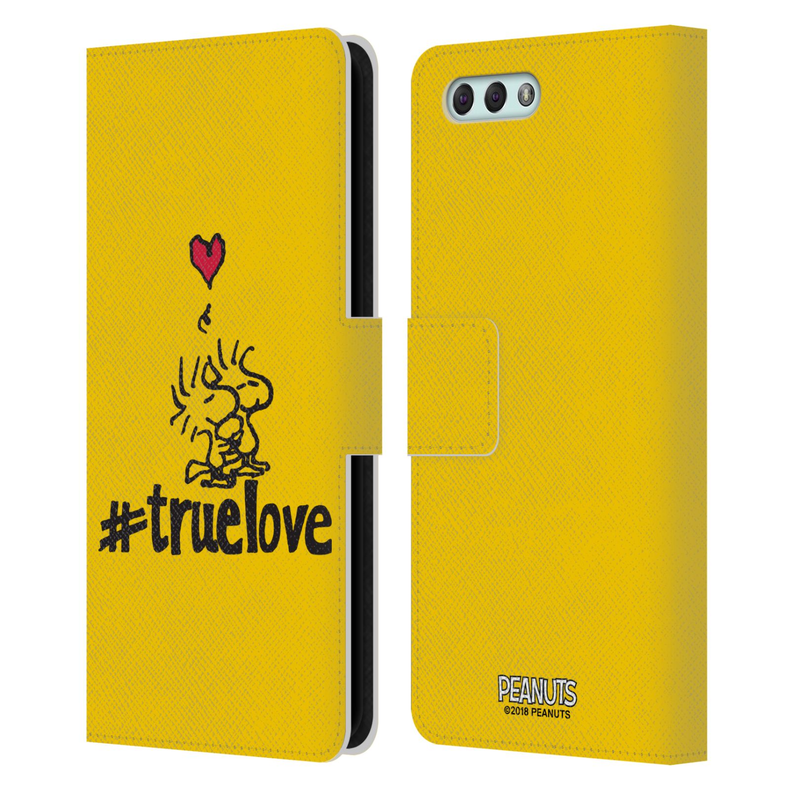 Pouzdro na mobil Asus Zenfone 4 ZE554KL  - HEAD CASE - Peanuts - Woodstock pravá láska