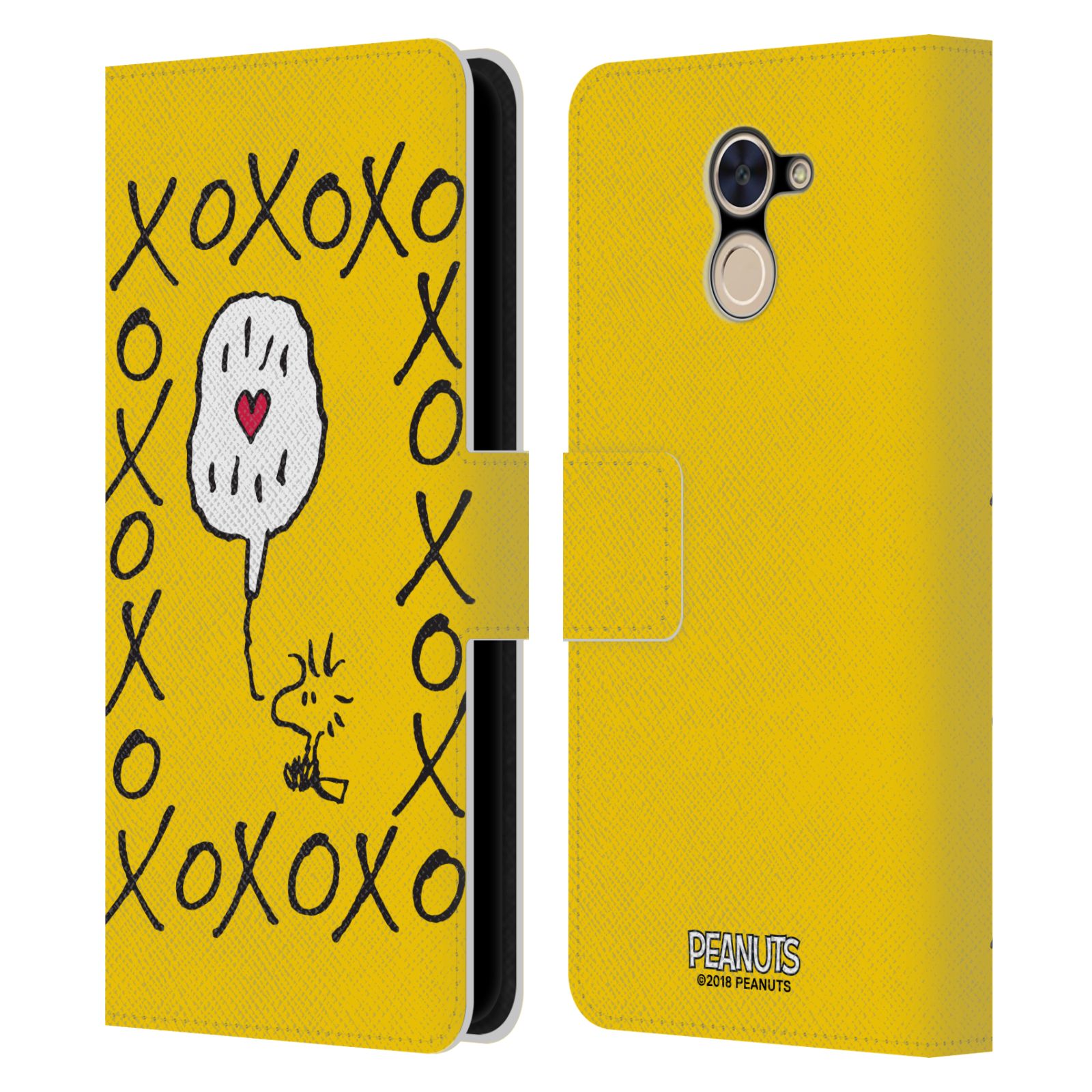 Pouzdro na mobil Huawei Y7 / Y7 Prime - Head Case - Peanuts - Woodstock ptáček XOXO