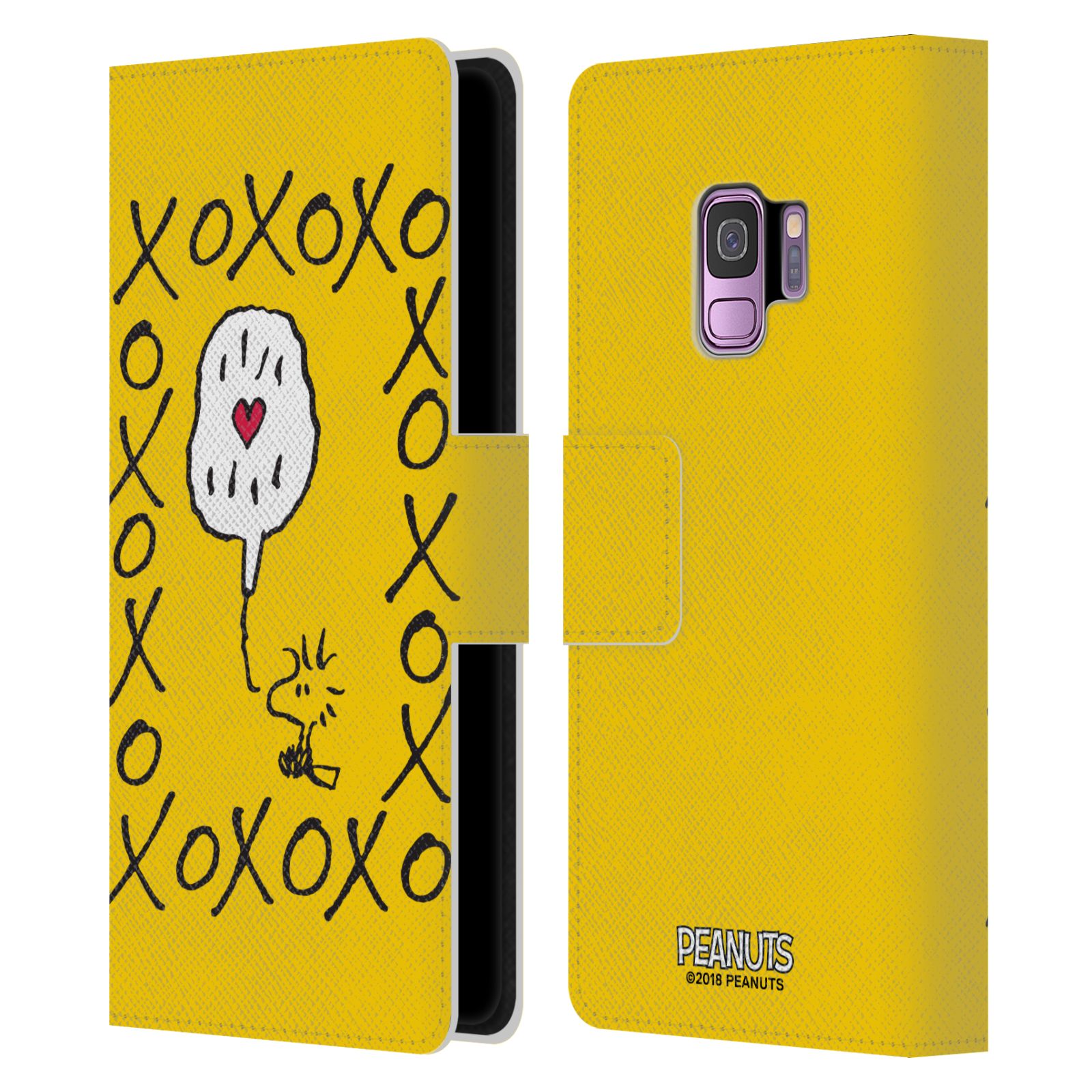 Pouzdro na mobil Samsung Galaxy S9 - Head Case - Peanuts - Woodstock ptáček XOXO