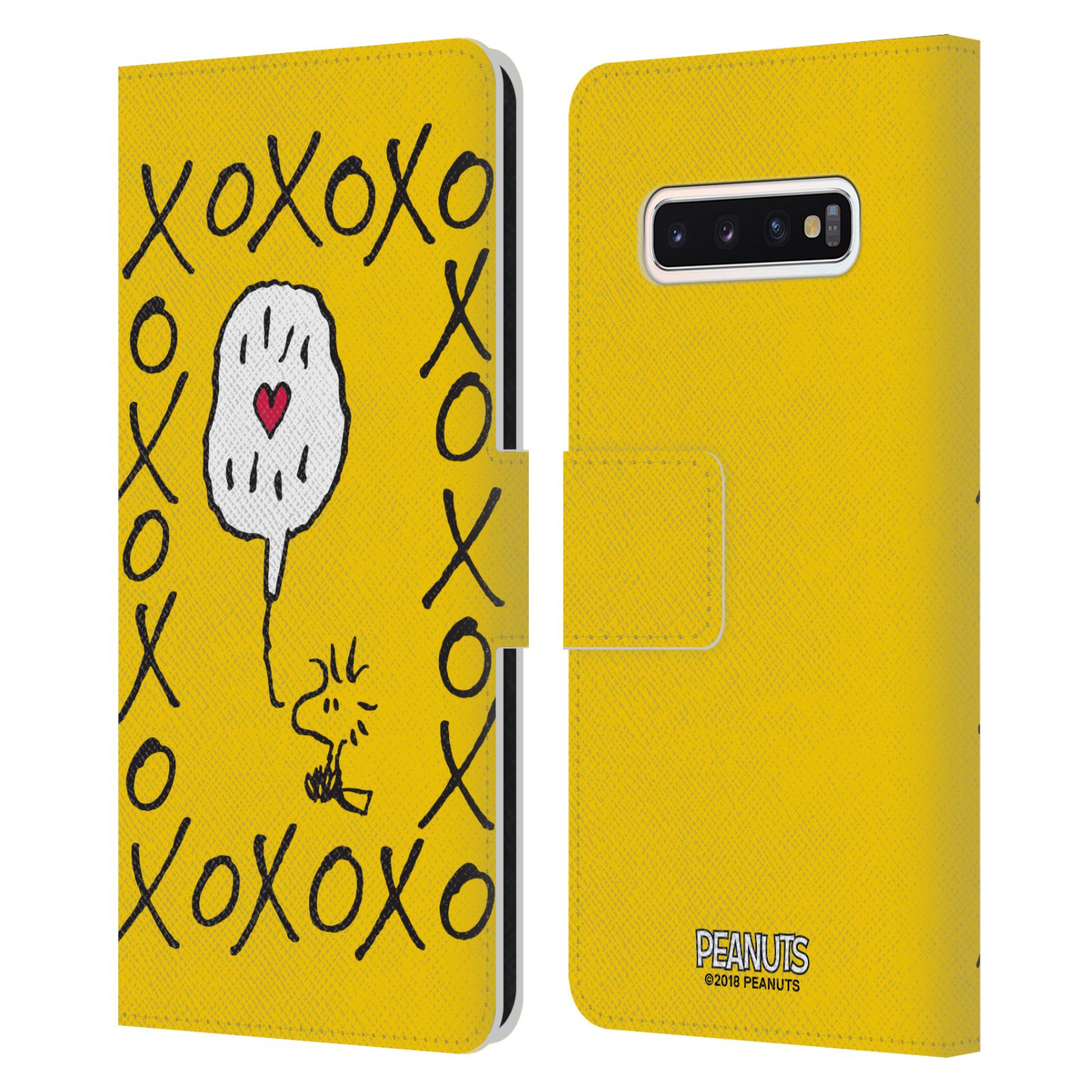 Pouzdro na mobil Samsung Galaxy S10 - Head Case - Peanuts - Woodstock ptáček XOXO