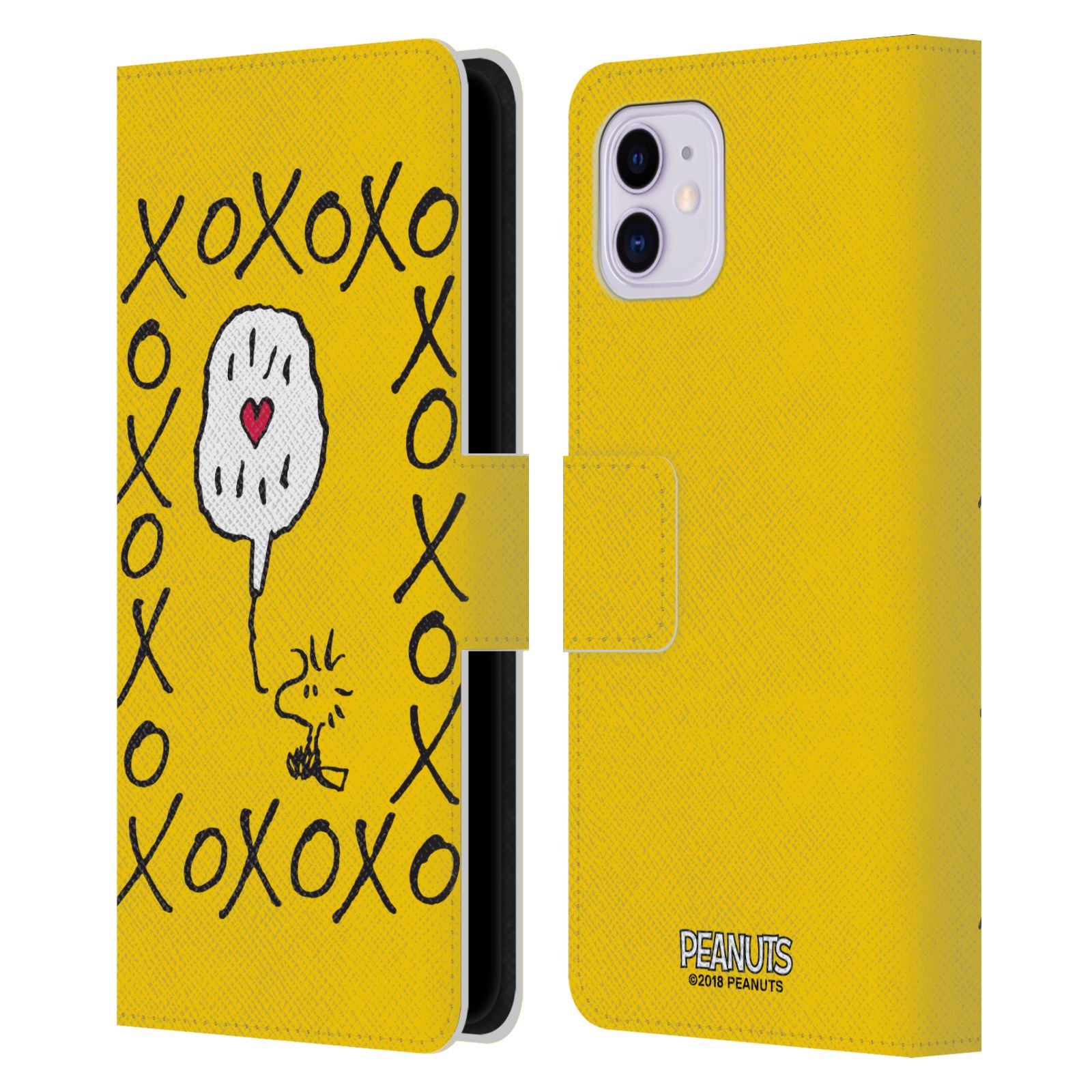 Pouzdro na mobil Apple Iphone 11 - Head Case - Peanuts - Woodstock ptáček XOXO