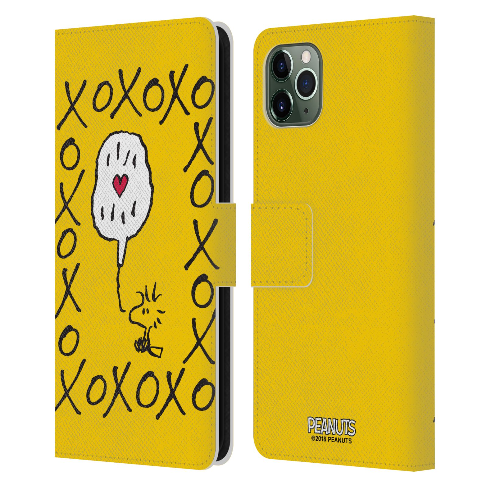 Pouzdro na mobil Apple Iphone 11 PRO MAX - Head Case - Peanuts - Woodstock ptáček XOXO