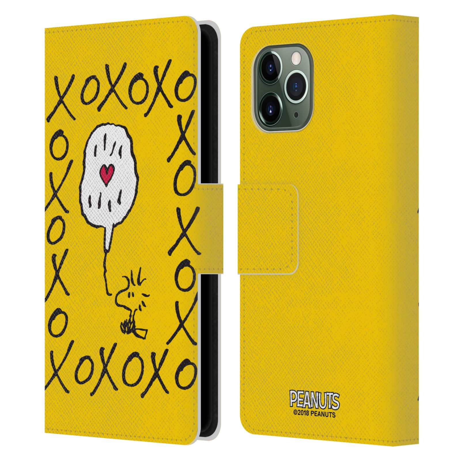 Pouzdro na mobil Apple Iphone 11 PRO - Head Case - Peanuts - Woodstock ptáček XOXO