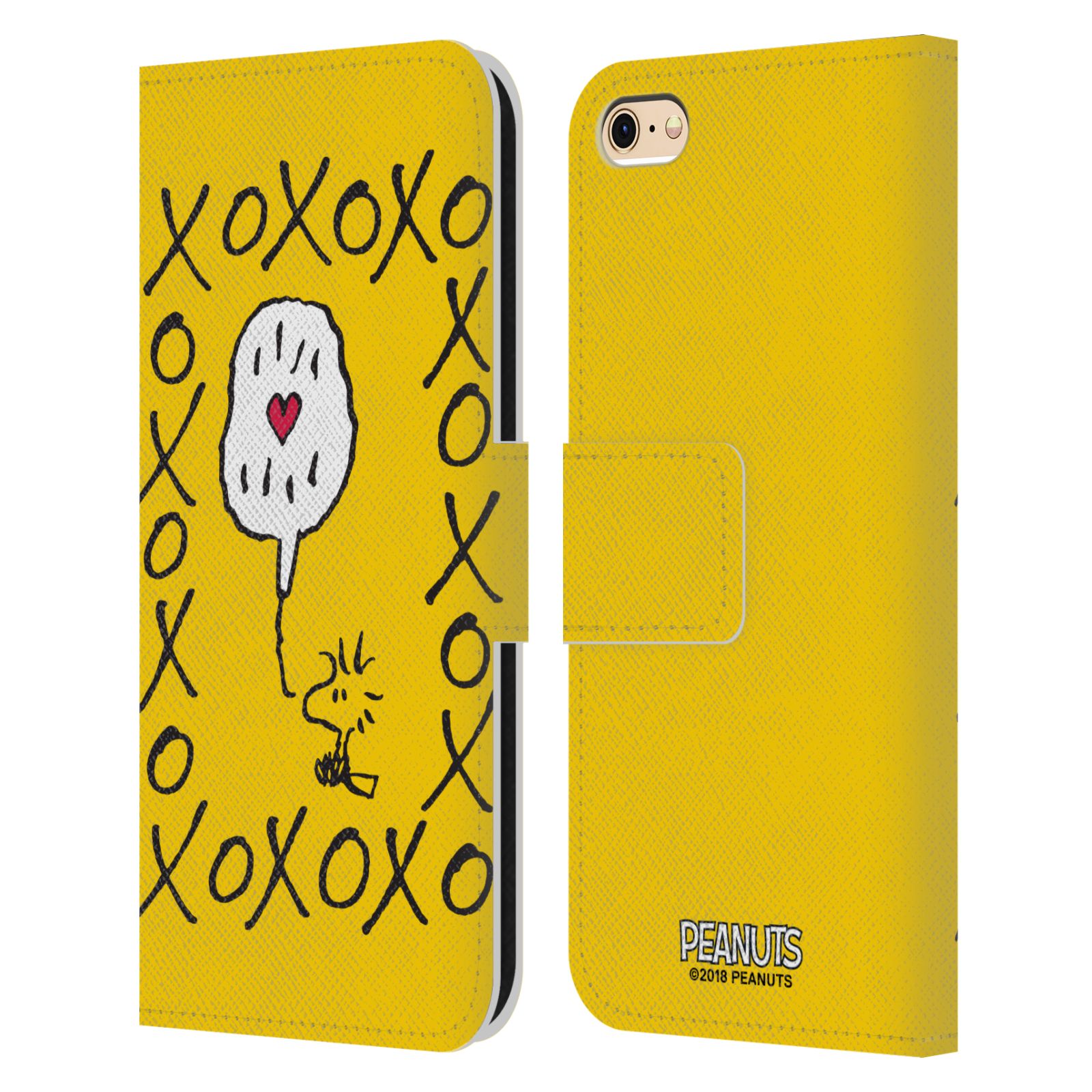 Pouzdro na mobil Apple Iphone 6 / 6S - Head Case - Peanuts - Woodstock ptáček XOXO