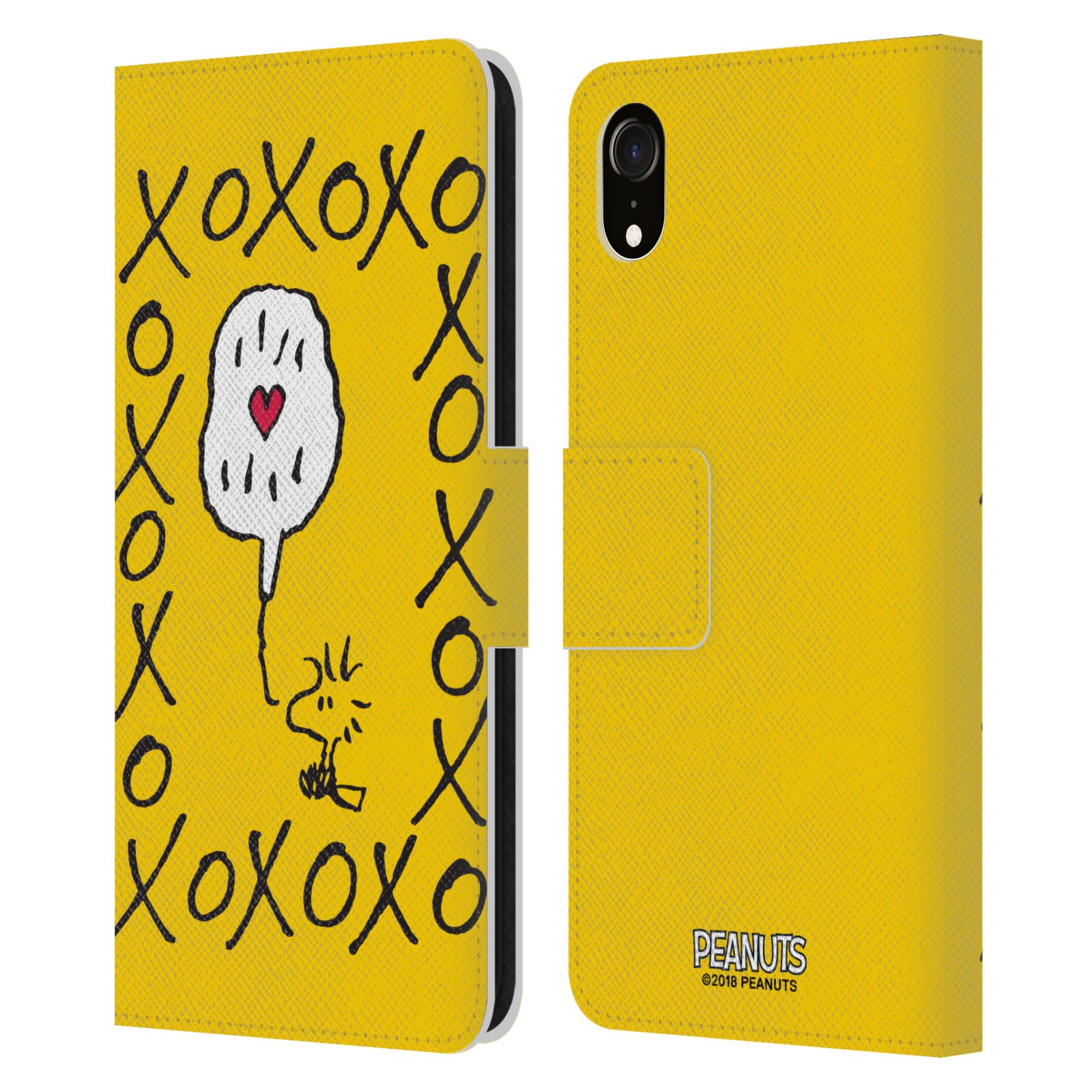 Pouzdro na mobil Apple Iphone XR - Head Case - Peanuts - Woodstock ptáček XOXO