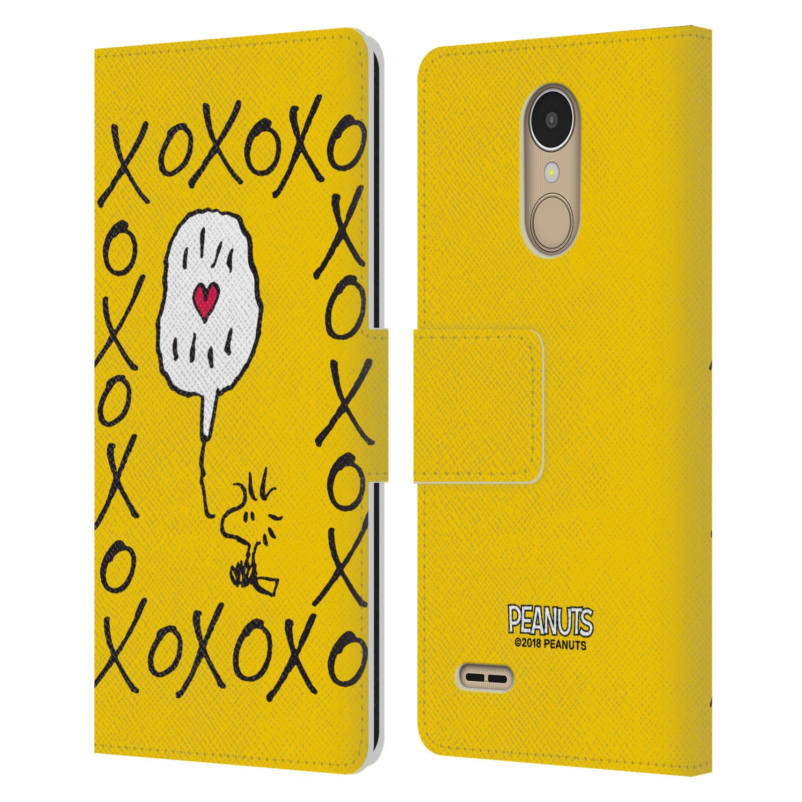 Pouzdro na mobil LG K10 (2017) - Head Case - Peanuts - Woodstock ptáček XOXO