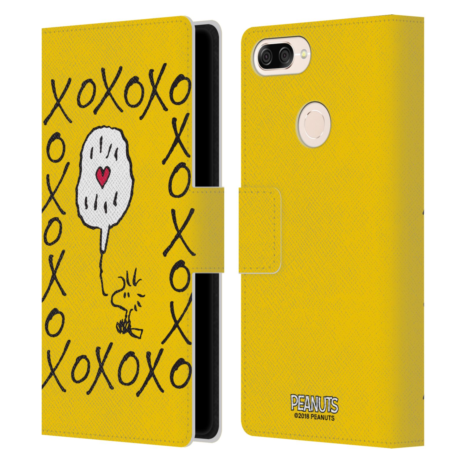 Pouzdro na mobil Asus Zenfone Max Plus (M1) ZB570TL - Head Case - Peanuts - Woodstock ptáček XOXO