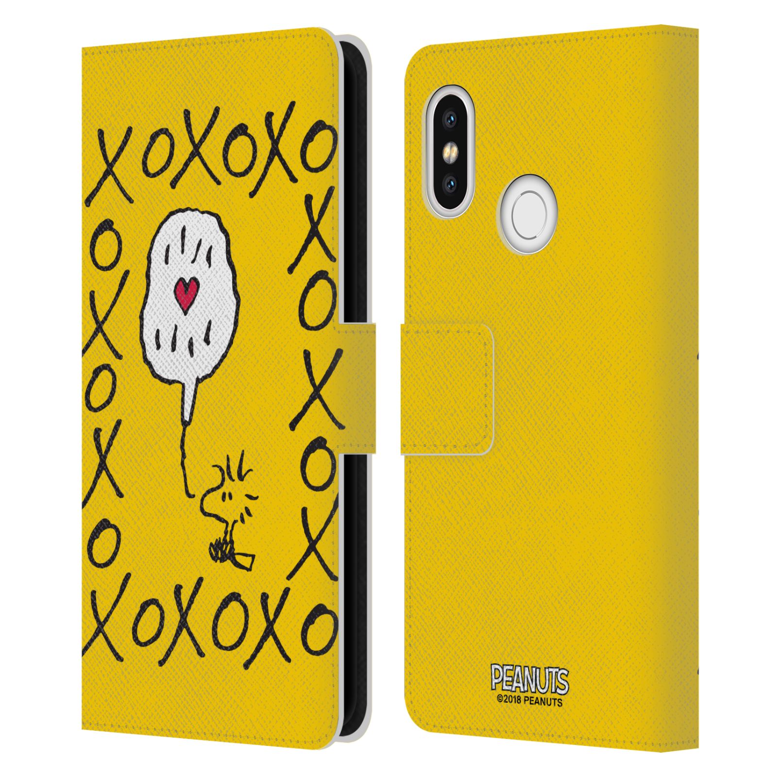 Pouzdro na mobil Xiaomi Mi 8 - Head Case - Peanuts - Woodstock ptáček XOXO