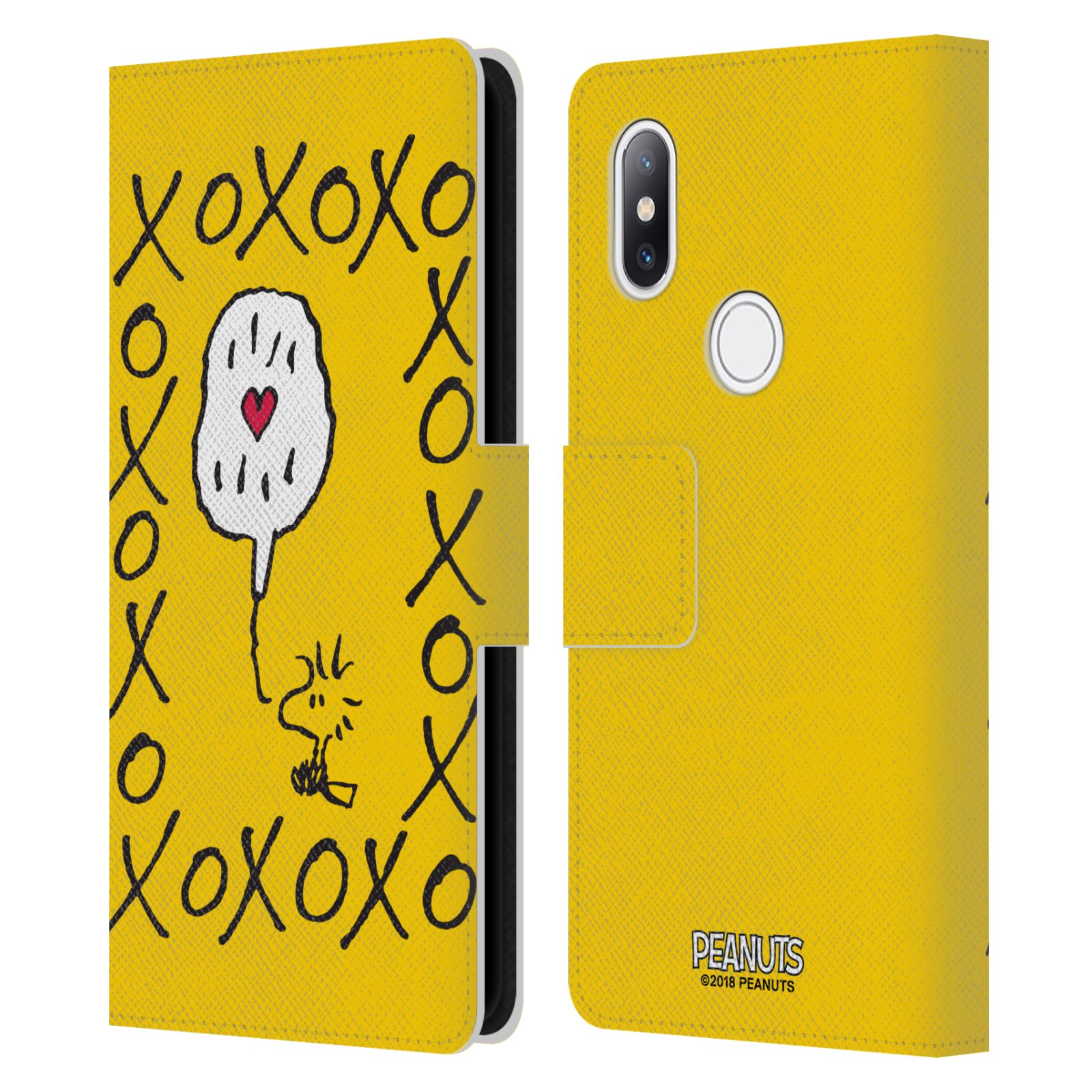 Pouzdro na mobil Xiaomi Mi Mix 2s - Head Case - Peanuts - Woodstock ptáček XOXO