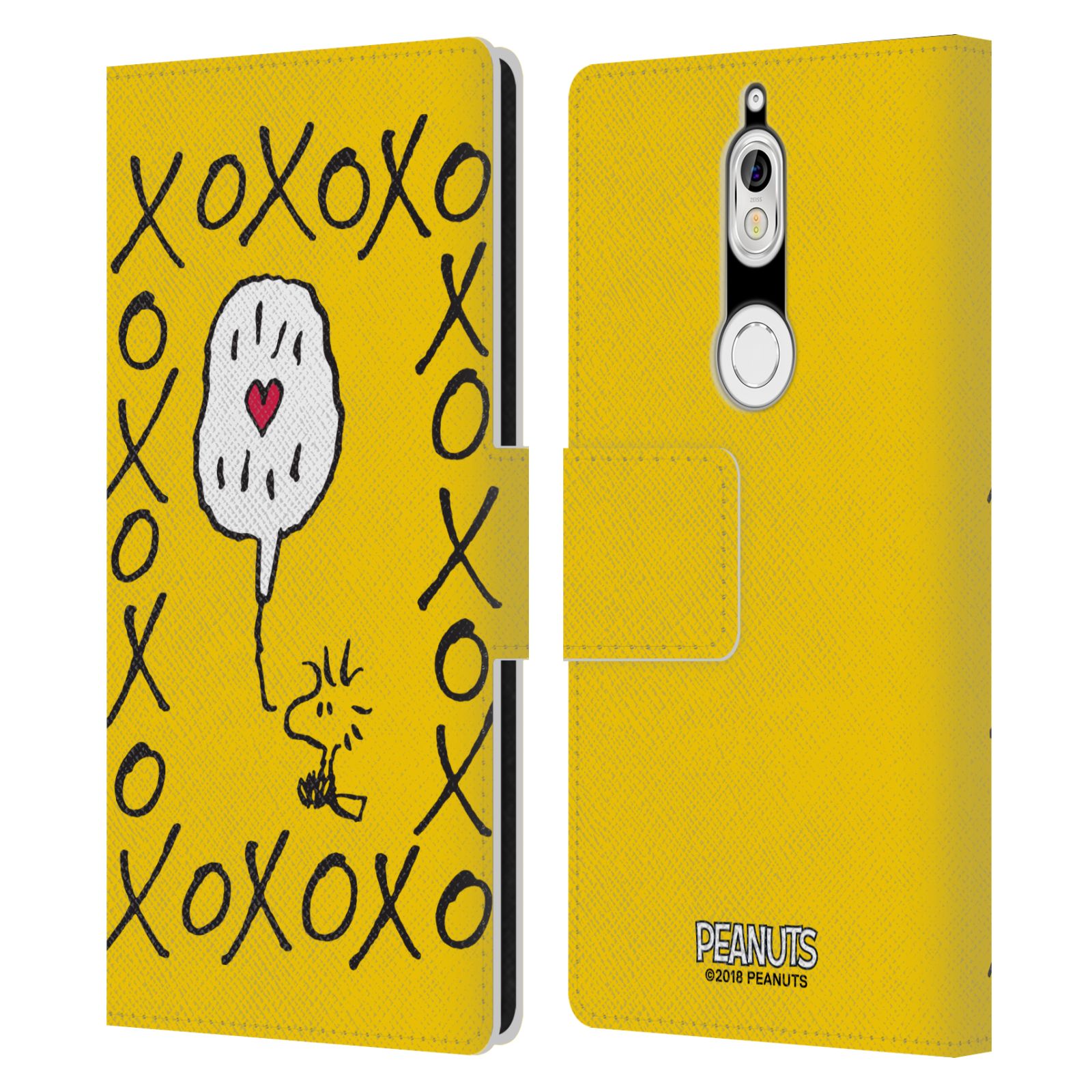 Pouzdro na mobil Nokia 7 - Head Case - Peanuts - Woodstock ptáček XOXO