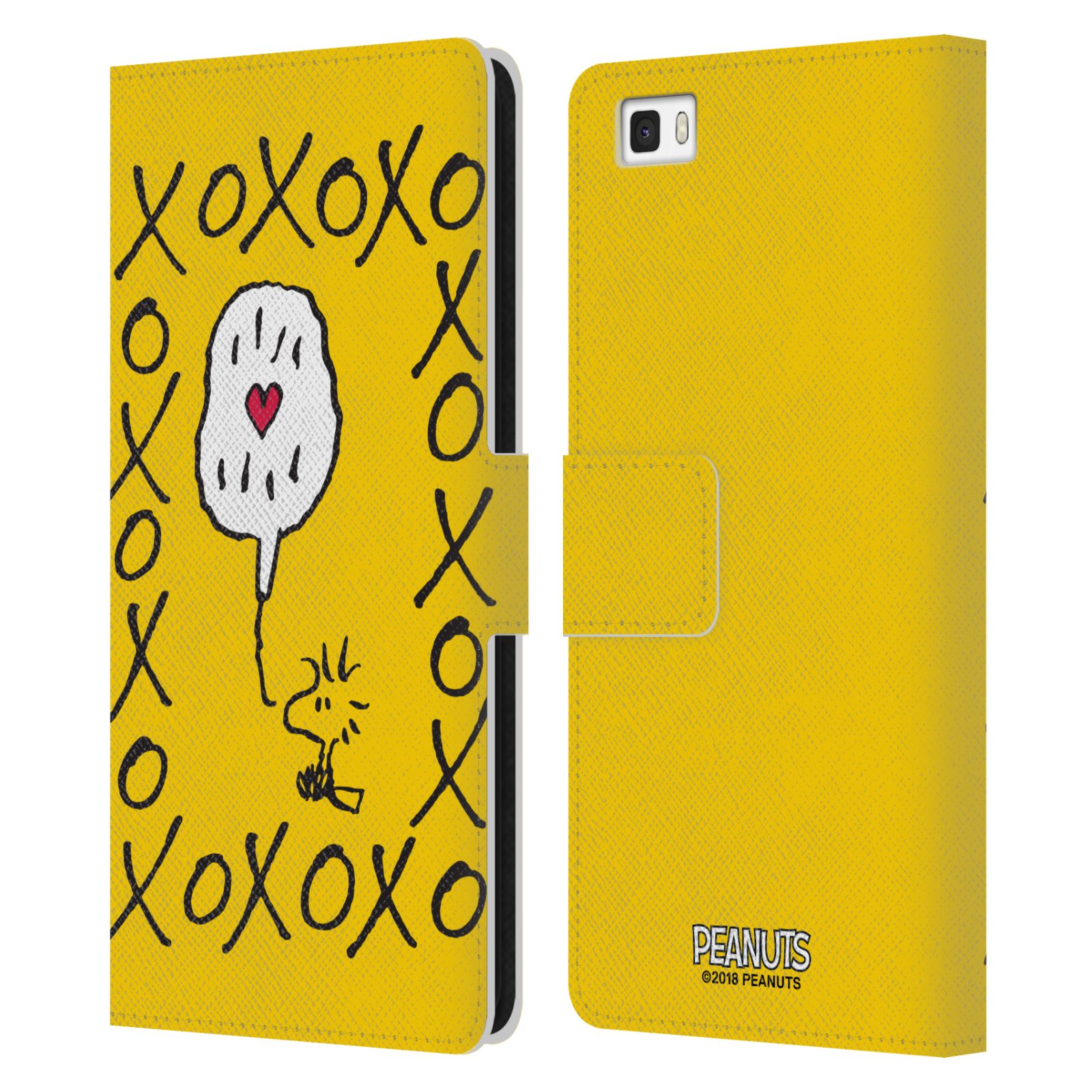 Pouzdro na mobil Huawei P8 Lite - Head Case - Peanuts - Woodstock ptáček XOXO