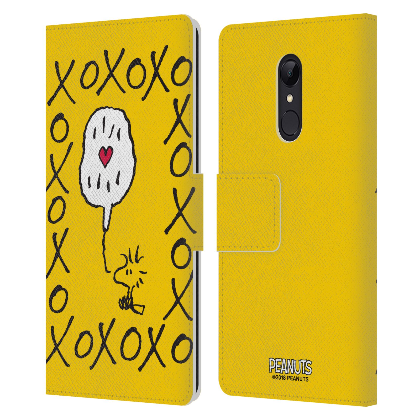Pouzdro na mobil Xiaomi Redmi 5 - Head Case - Peanuts - Woodstock ptáček XOXO