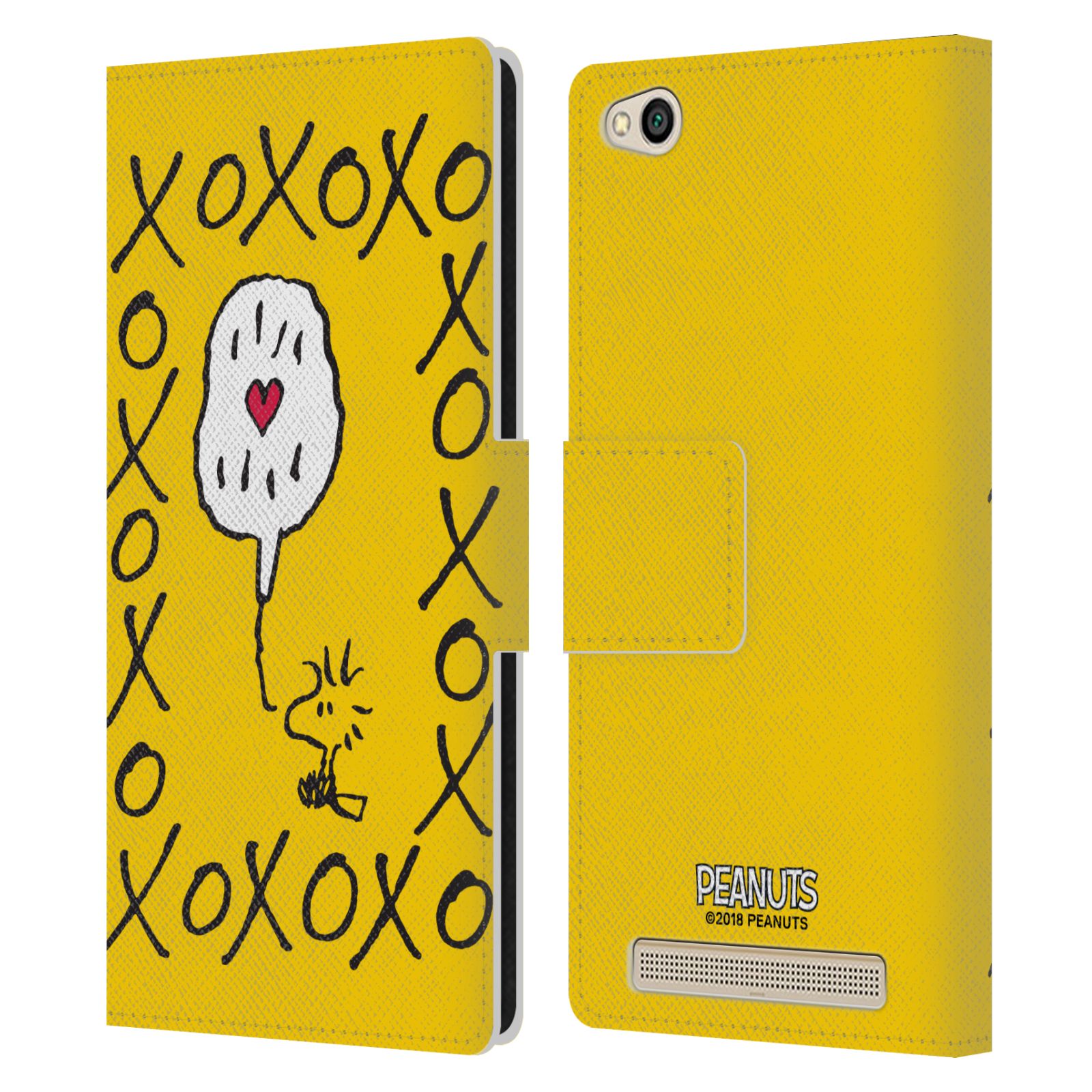 Pouzdro na mobil Xiaomi Redmi 5A - Head Case - Peanuts - Woodstock ptáček XOXO