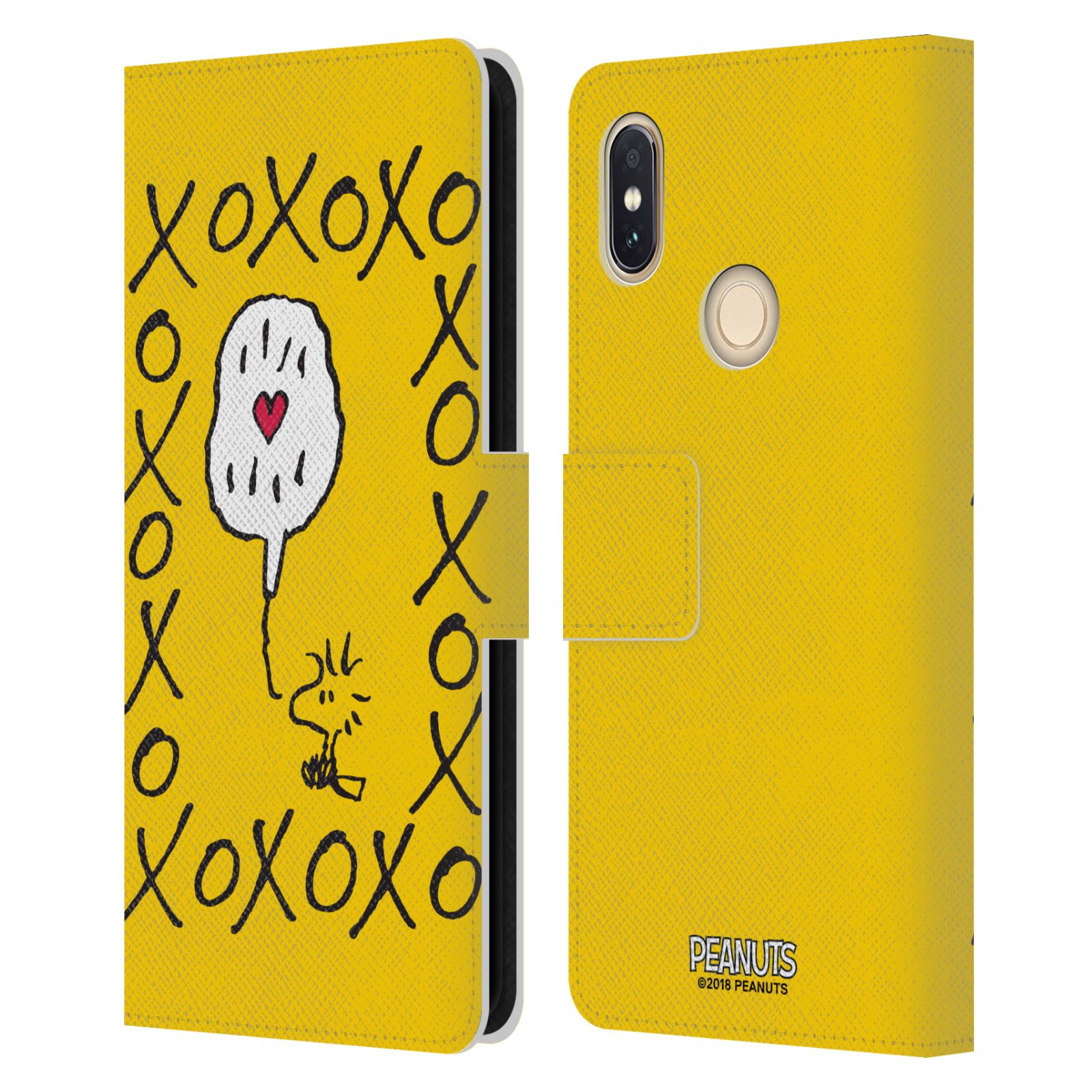 Pouzdro na mobil Xiaomi Redmi S2 - Head Case - Peanuts - Woodstock ptáček XOXO