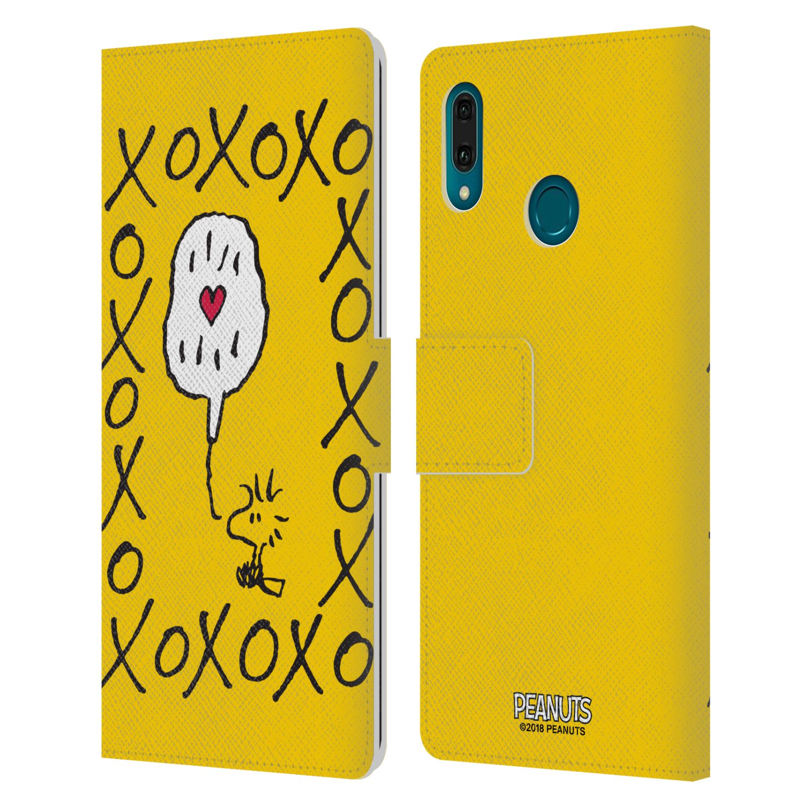Pouzdro na mobil Huawei Y9 2019 - Head Case - Peanuts - Woodstock ptáček XOXO
