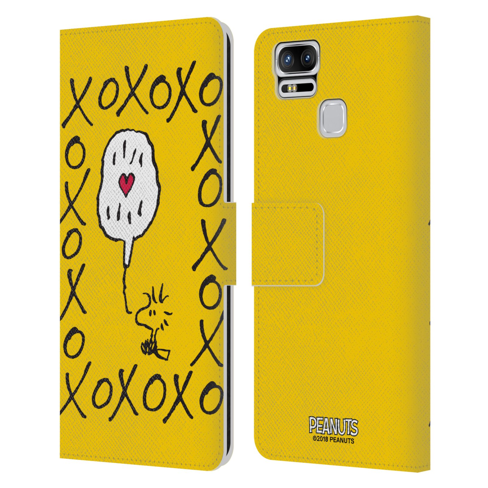 Pouzdro na mobil Asus Zenfone 3 Zoom ZE553KL - Head Case - Peanuts - Woodstock ptáček XOXO