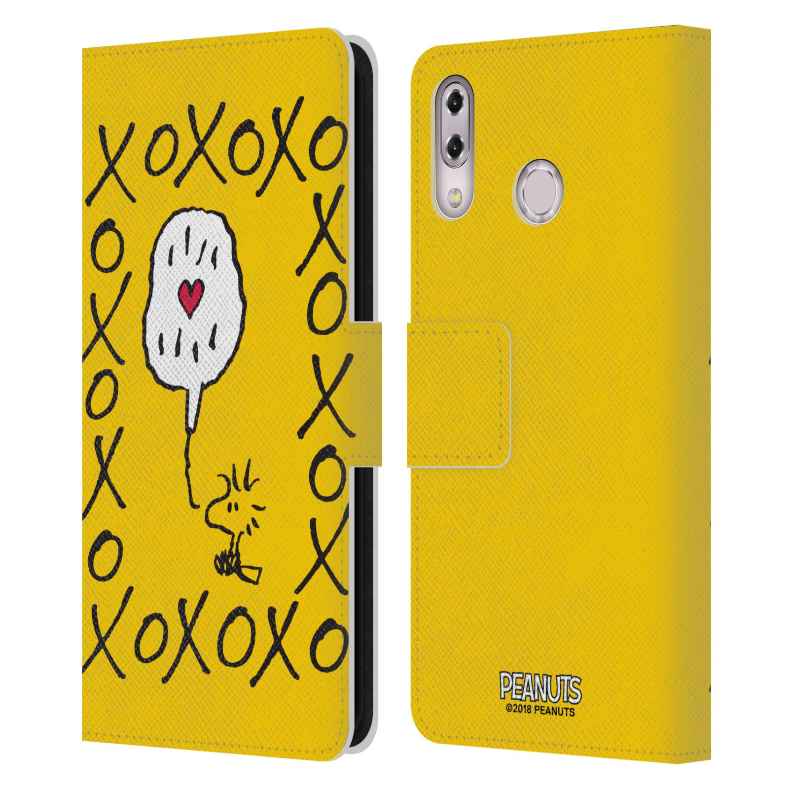 Pouzdro na mobil Asus Zenfone 5z ZS620KL / 5 ZE620KL - Head Case - Peanuts - Woodstock ptáček XOXO