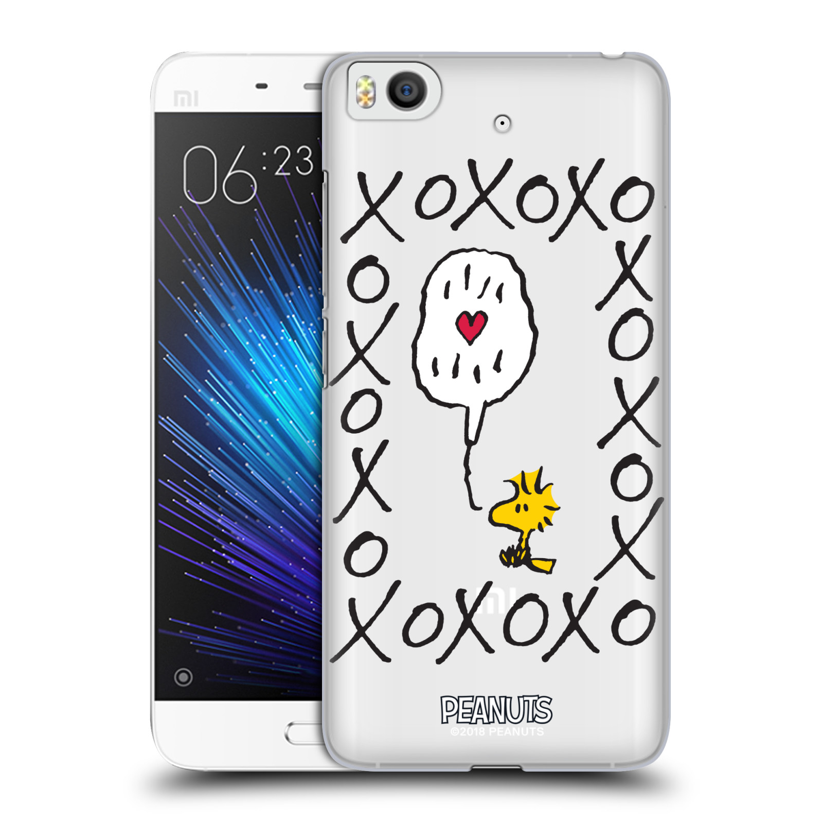Pouzdro na mobil Xiaomi Mi5s Oficiální motiv Peanuts ptáček Woodstock srdíčko