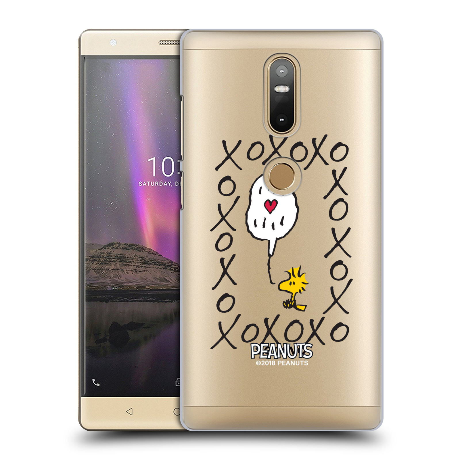 Pouzdro na mobil Lenovo Phab 2 PLUS Oficiální motiv Peanuts ptáček Woodstock srdíčko