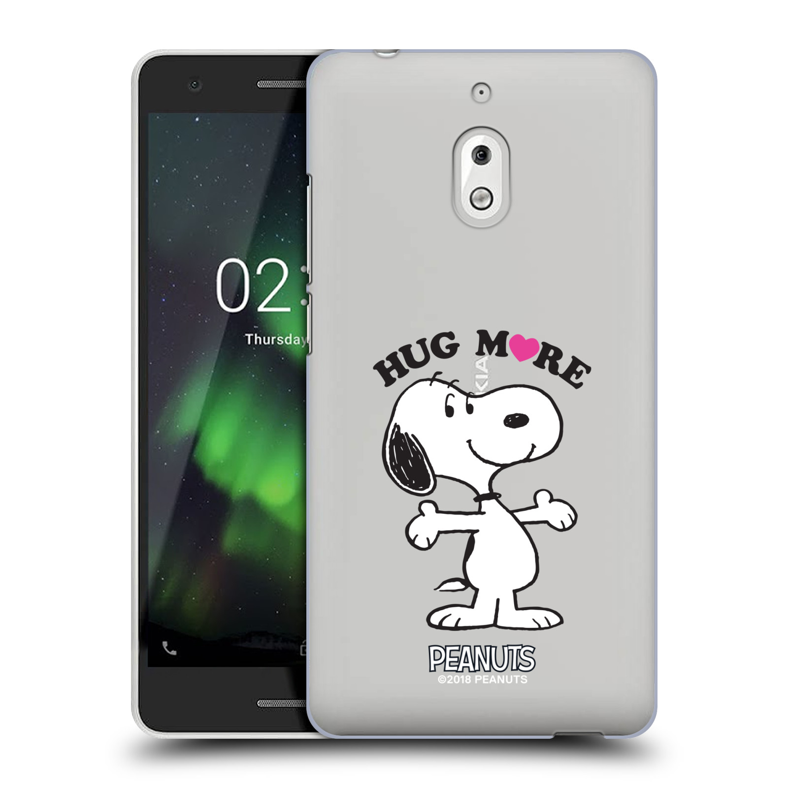 Pouzdro na mobil Nokia 2.1 Oficiální motiv Peanuts pejsek Snoopy srdíčko