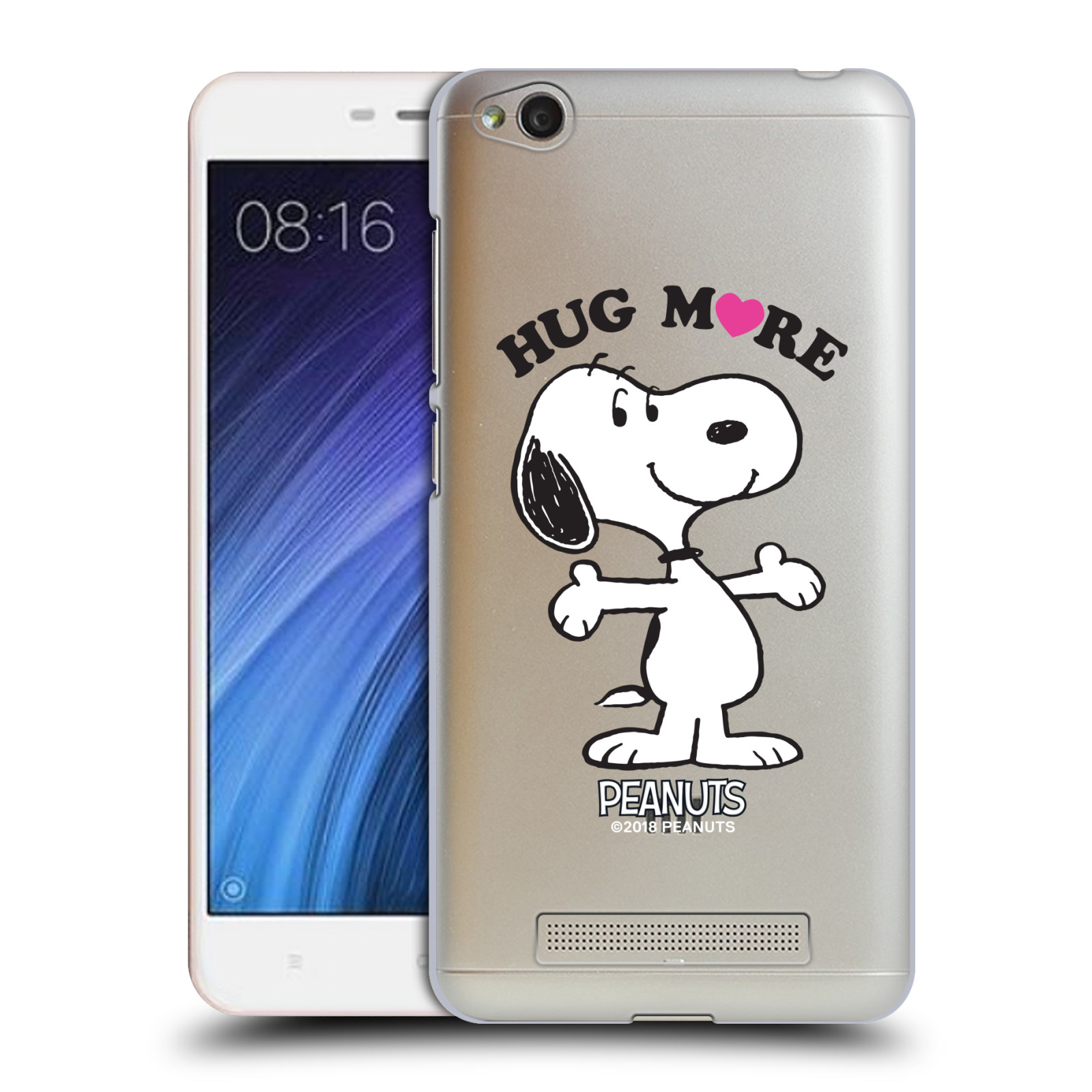 Pouzdro na mobil Xiaomi Redmi 4a Oficiální motiv Peanuts pejsek Snoopy srdíčko