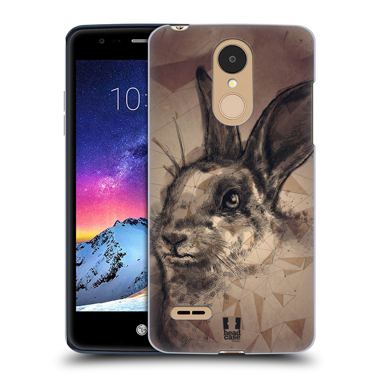 HEAD CASE plastový obal na mobil LG K9 / K8 2018 vzor Skica zvíře kreslené zajíc