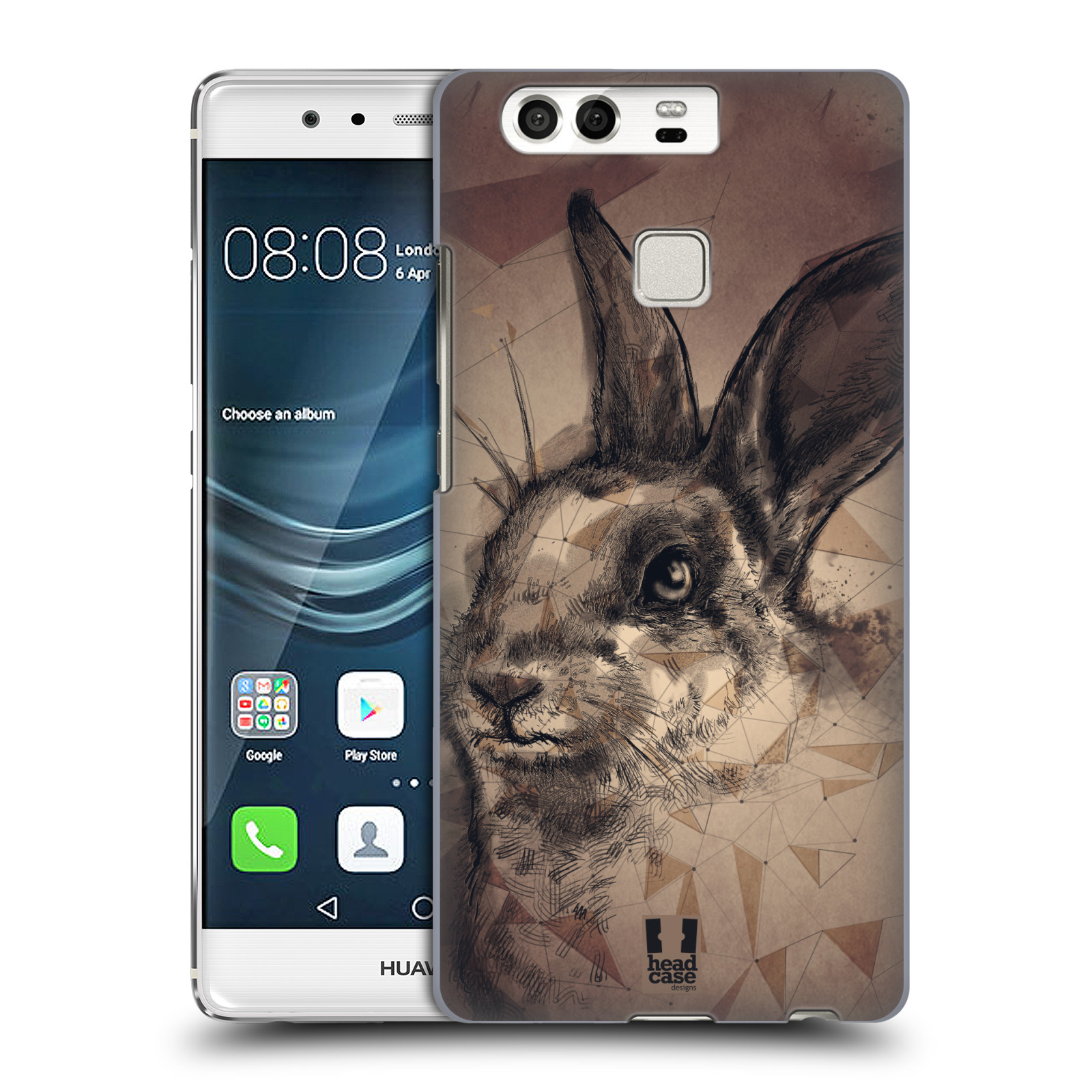 HEAD CASE plastový obal na mobil Huawei P9 / P9 DUAL SIM vzor Skica zvíře kreslené zajíc