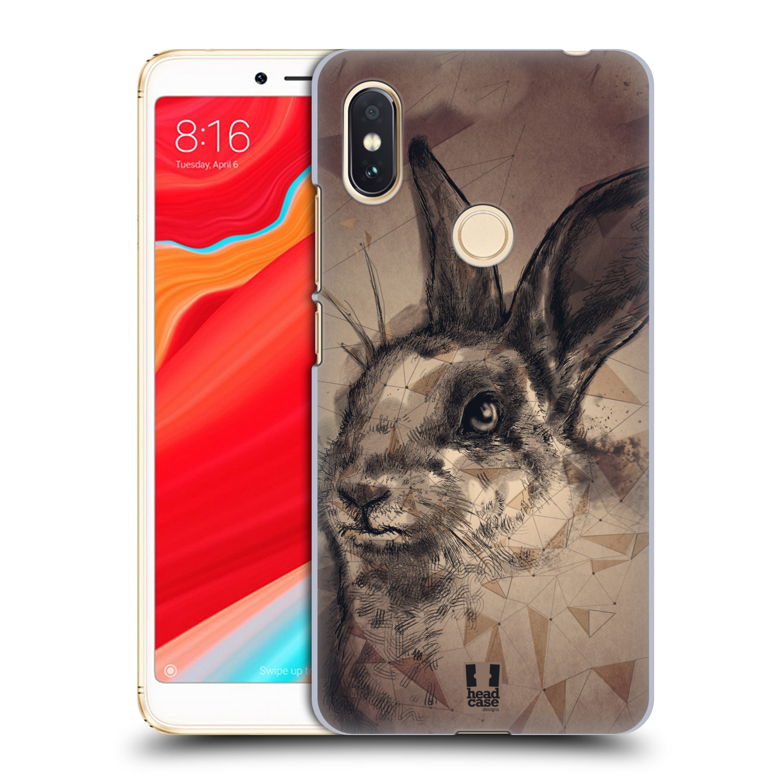 HEAD CASE plastový obal na mobil Xiaomi Redmi S2 vzor Skica zvíře kreslené zajíc