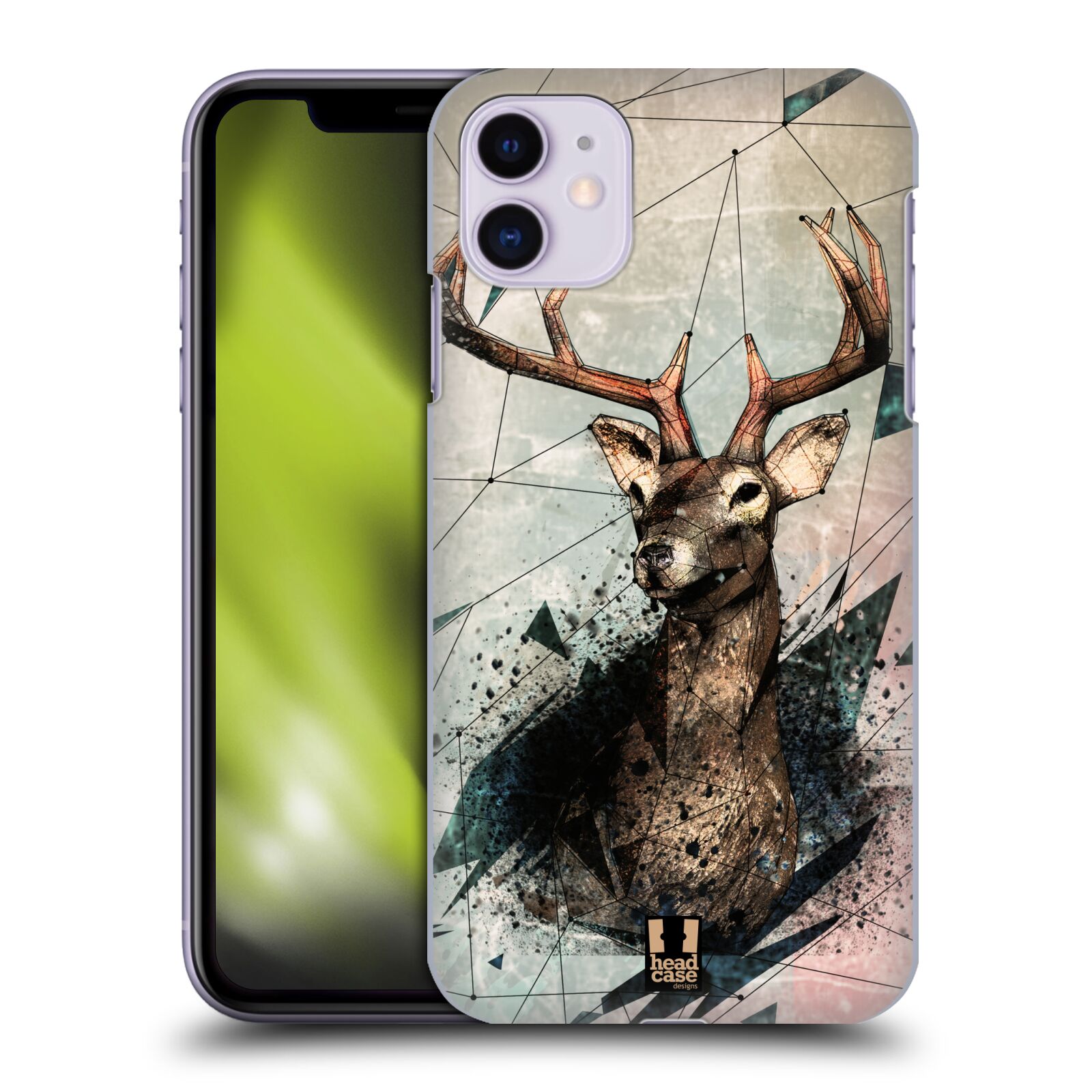 Pouzdro na mobil Apple Iphone 11 - HEAD CASE - vzor Skica zvíře kreslené jelen