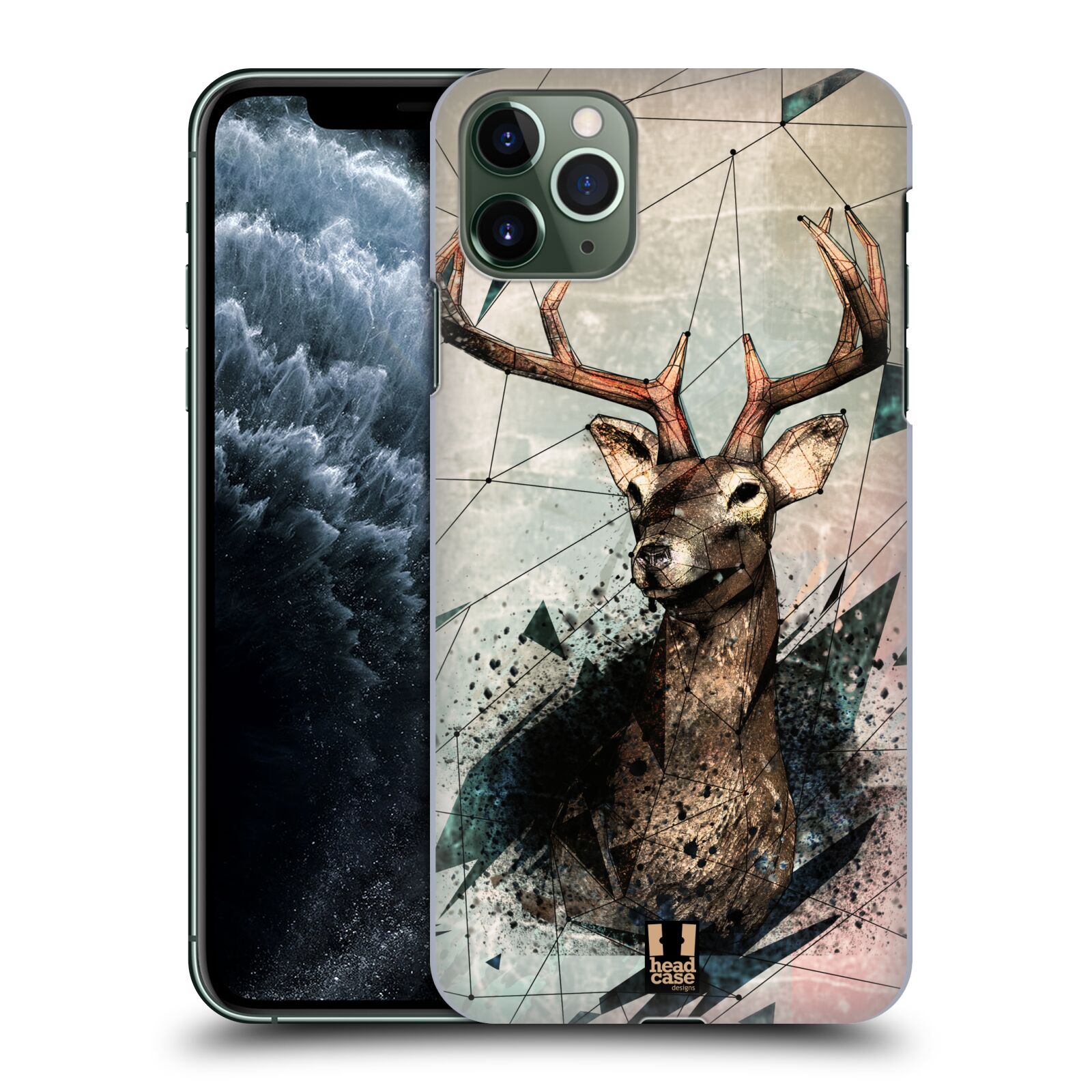 Pouzdro na mobil Apple Iphone 11 PRO MAX - HEAD CASE - vzor Skica zvíře kreslené jelen