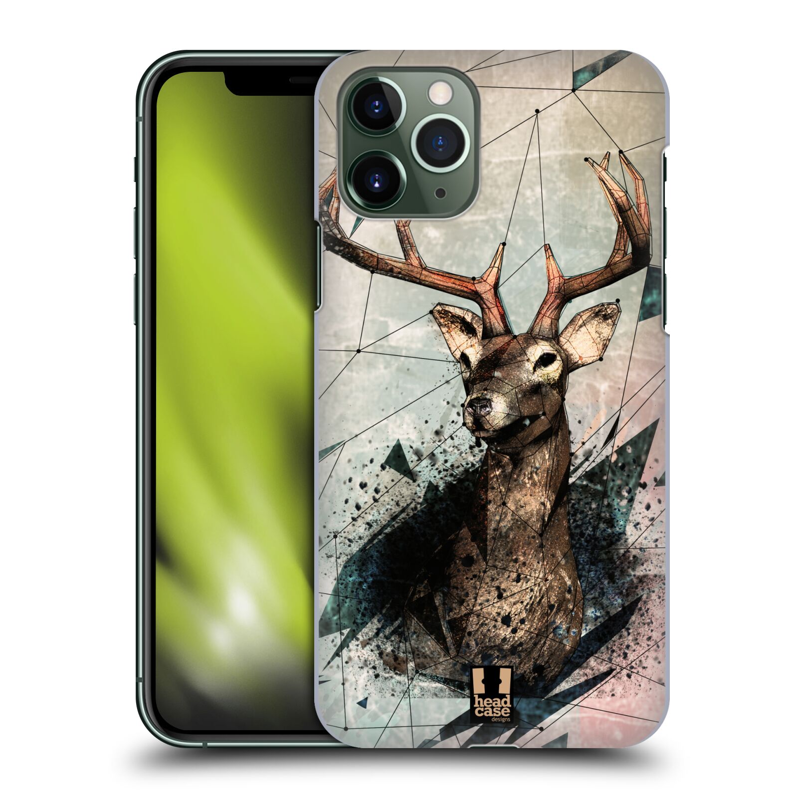 Pouzdro na mobil Apple Iphone 11 PRO - HEAD CASE - vzor Skica zvíře kreslené jelen
