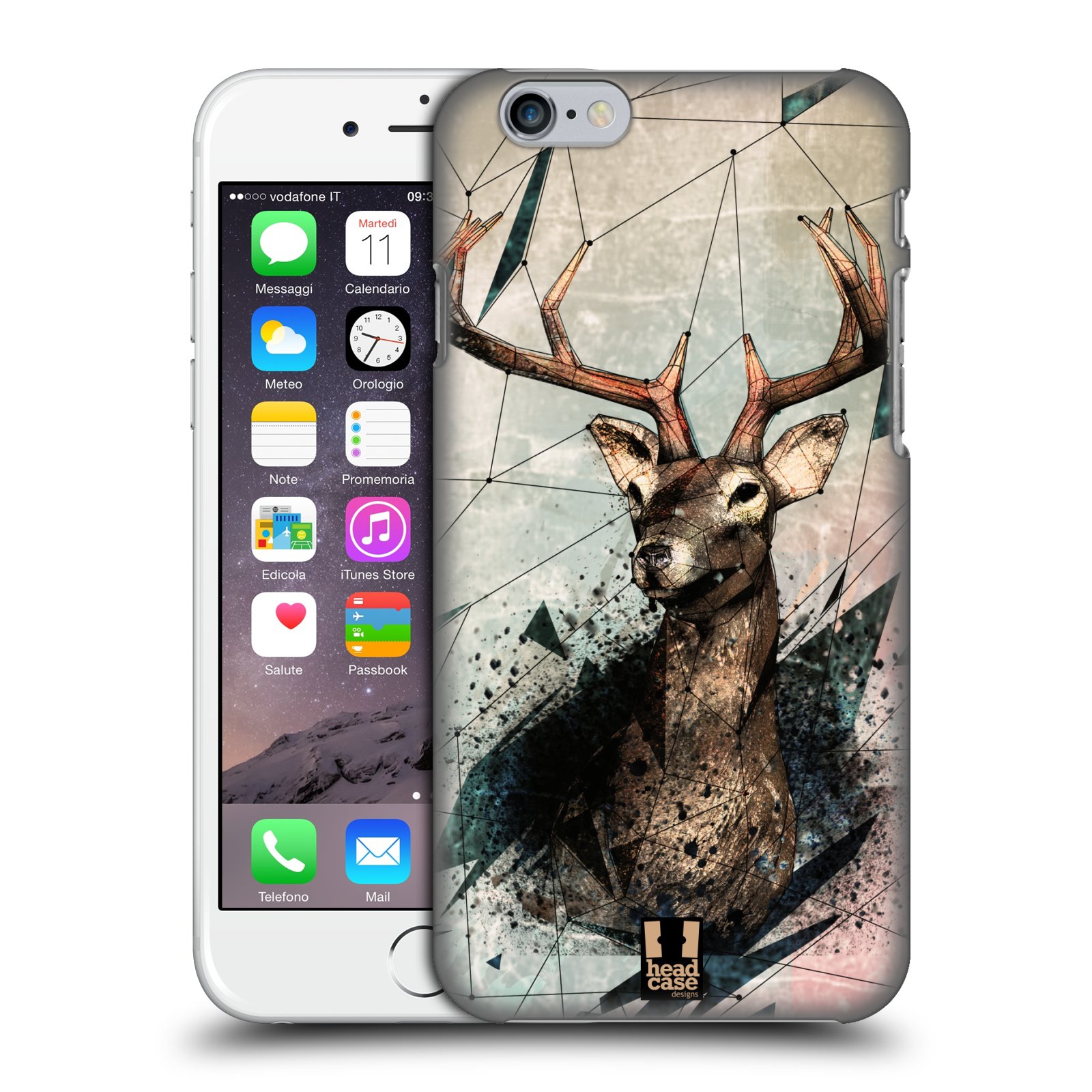Plastové pouzdro pro mobil Apple Iphone 6/6S vzor Skica zvíře kreslené jelen