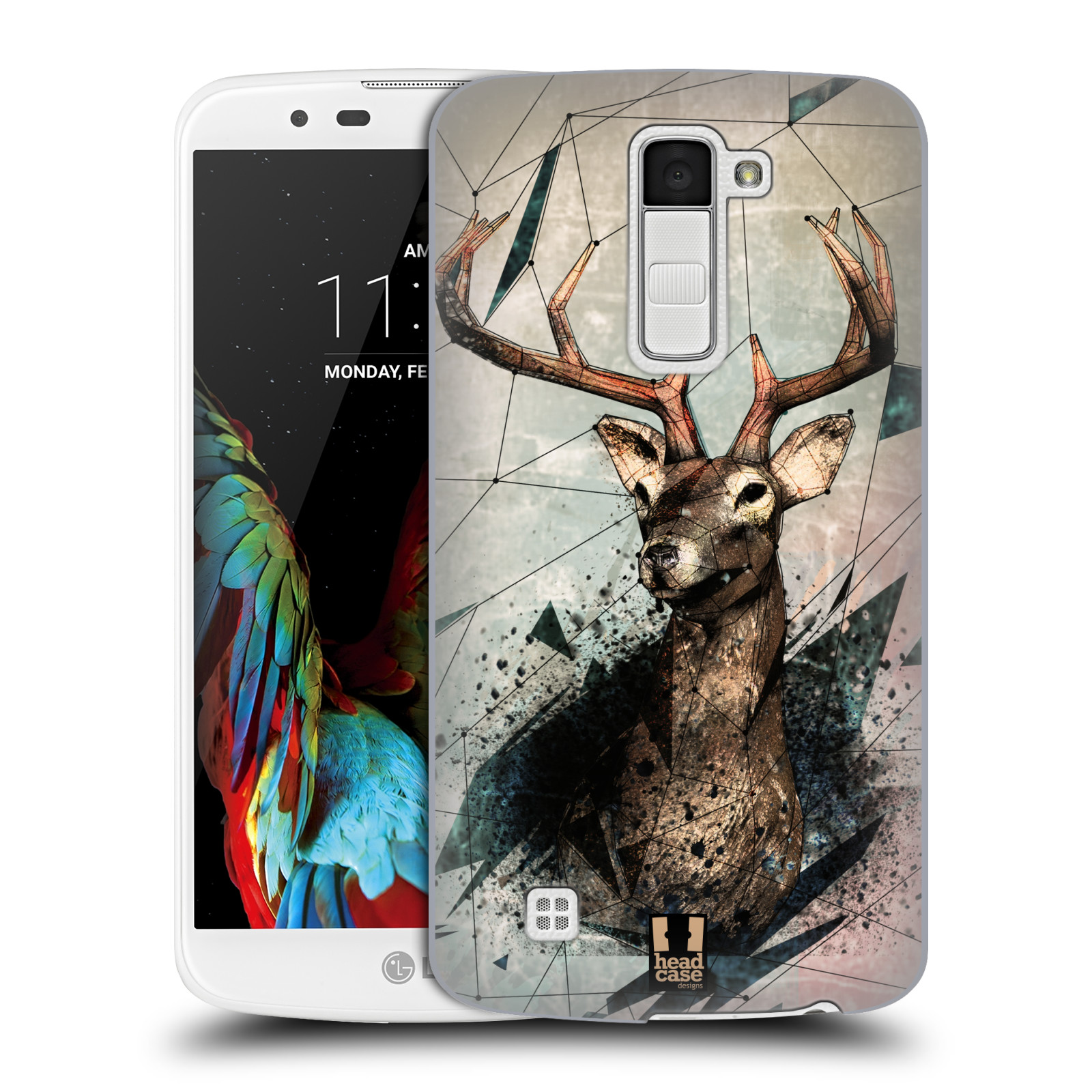 HEAD CASE plastový obal na mobil LG K10 vzor Skica zvíře kreslené jelen