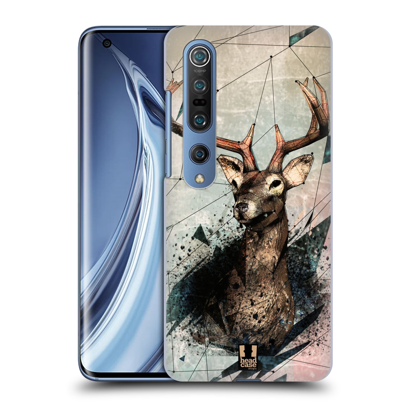 HEAD CASE plastový obal na mobil Xiaomi Mi 10 vzor Skica zvíře kreslené jelen