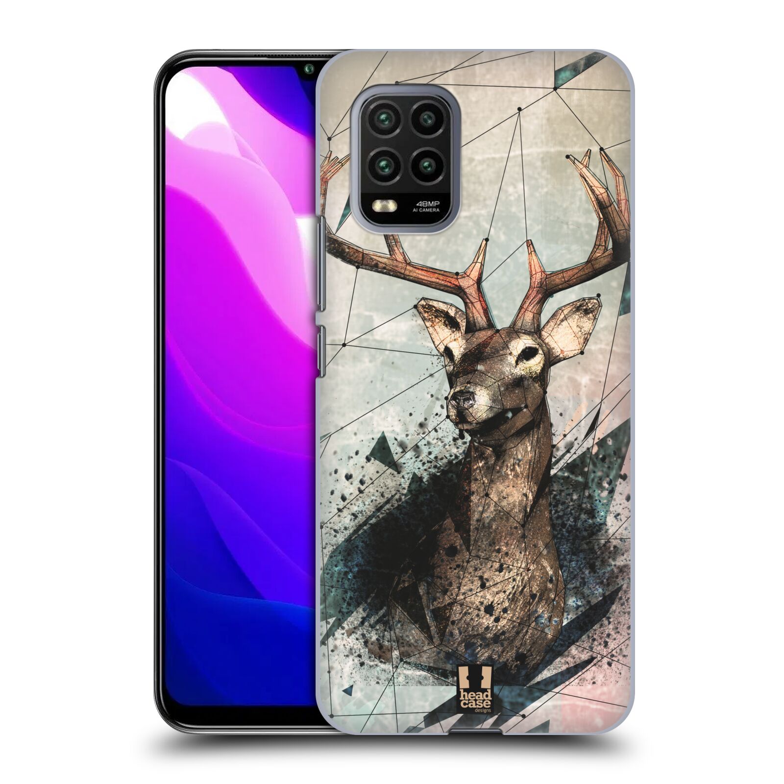 Zadní kryt, obal na mobil Xiaomi Mi 10 LITE vzor Skica zvíře kreslené jelen