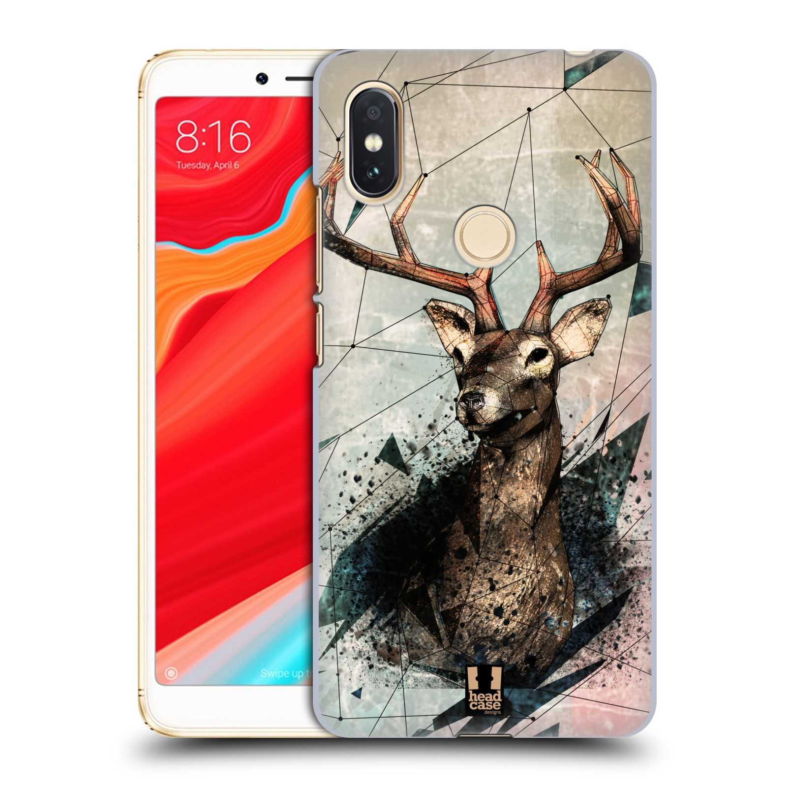 HEAD CASE plastový obal na mobil Xiaomi Redmi S2 vzor Skica zvíře kreslené jelen