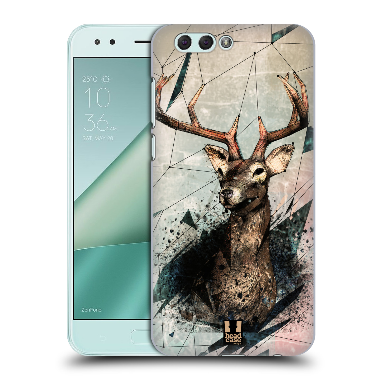 HEAD CASE plastový obal na mobil Asus Zenfone 4 ZE554KL vzor Skica zvíře kreslené jelen