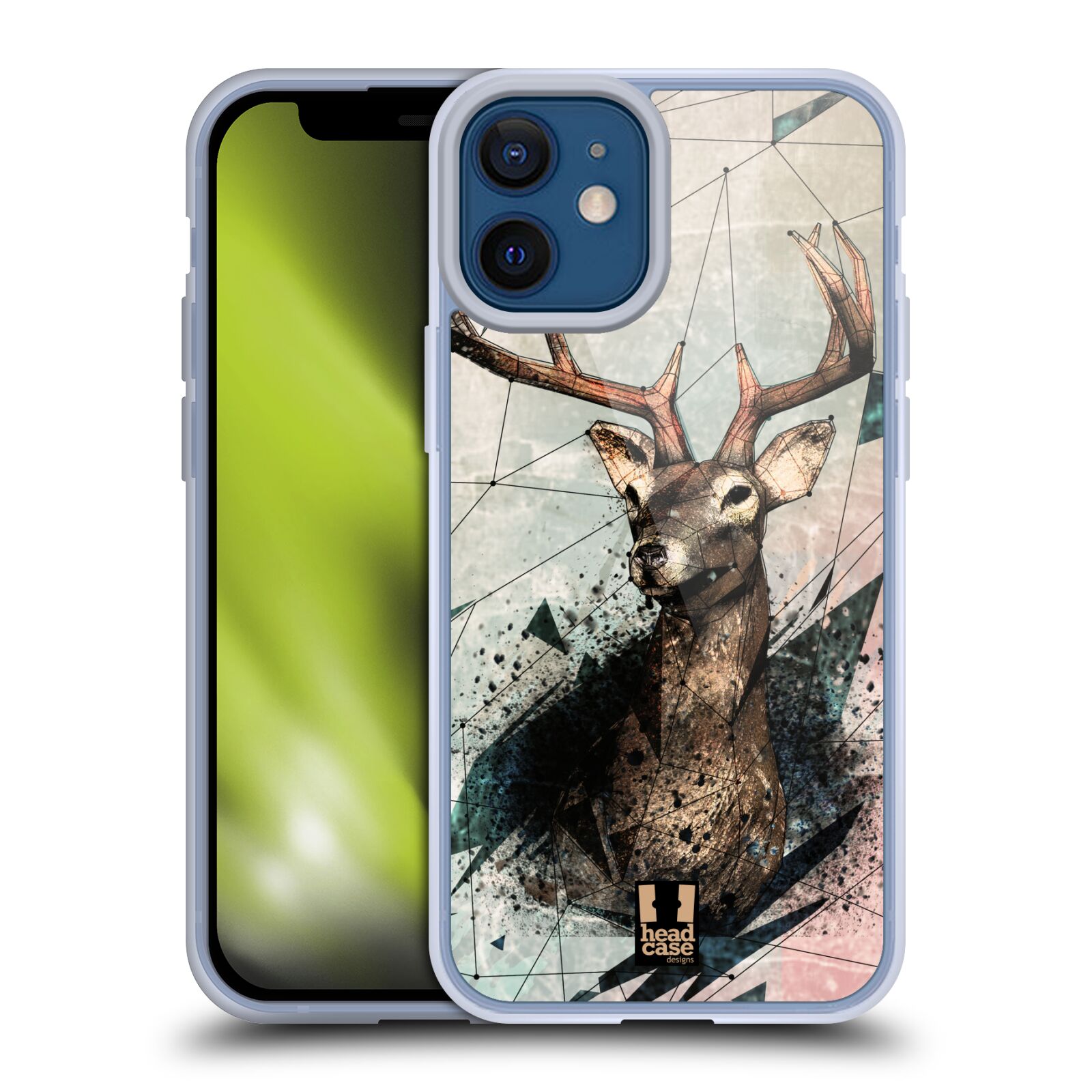 Plastový obal na mobil Apple Iphone 12 MINI vzor Skica zvíře kreslené jelen