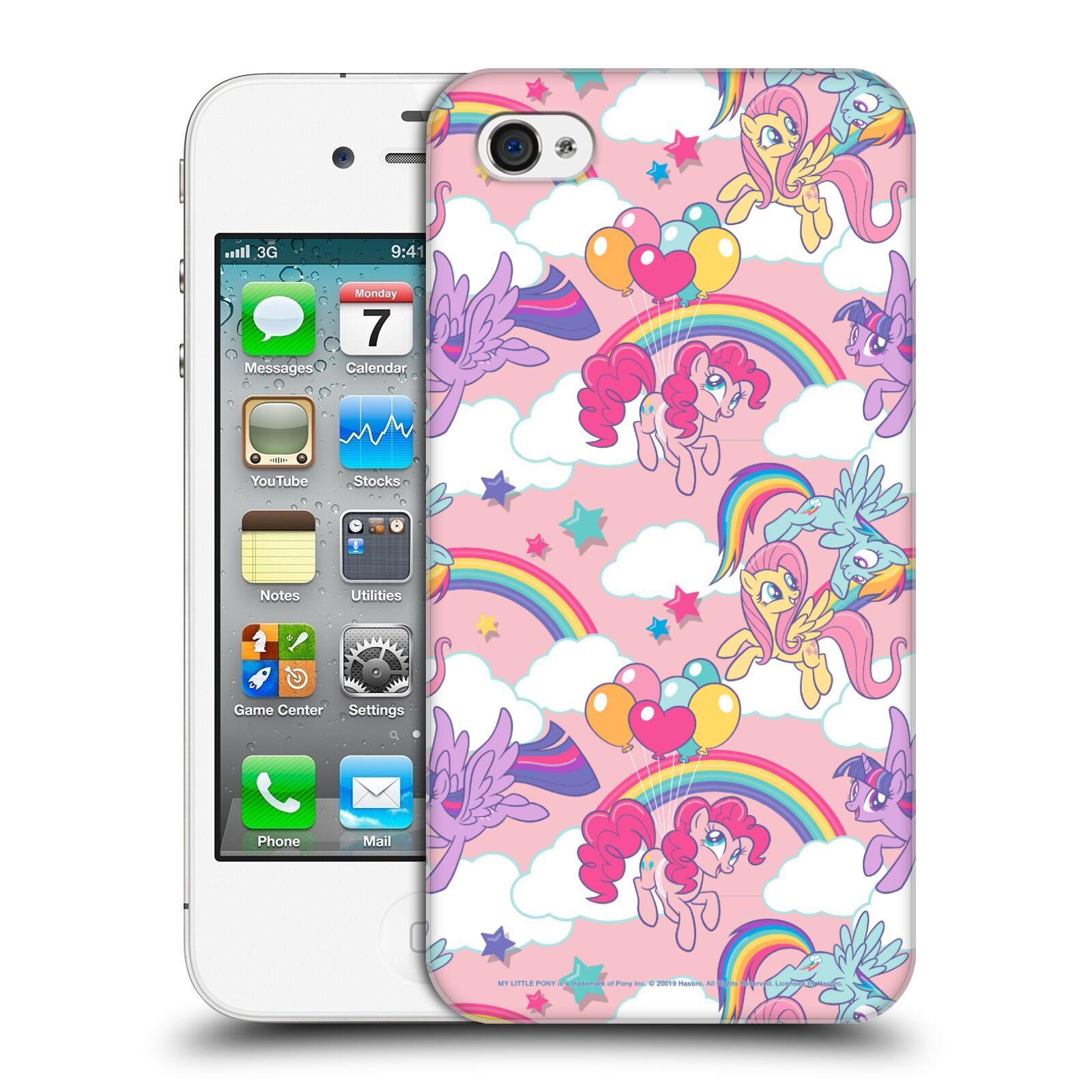 Zadní obal pro mobil Apple Iphone 4/4S - HEAD CASE - My Little Pony - růžová