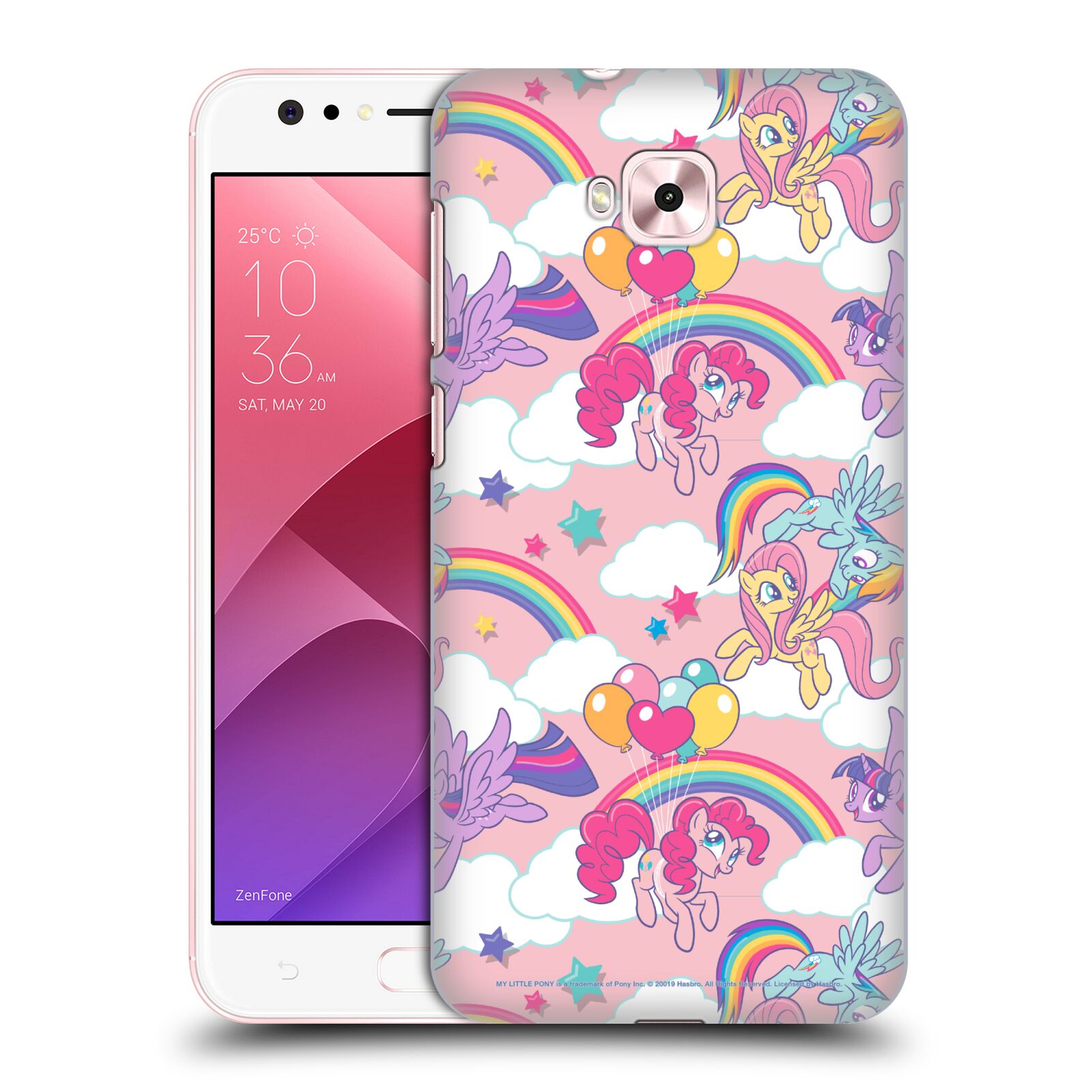 Zadní obal pro mobil Asus Zenfone 4 Selfie ZD553KL - HEAD CASE - My Little Pony - růžová