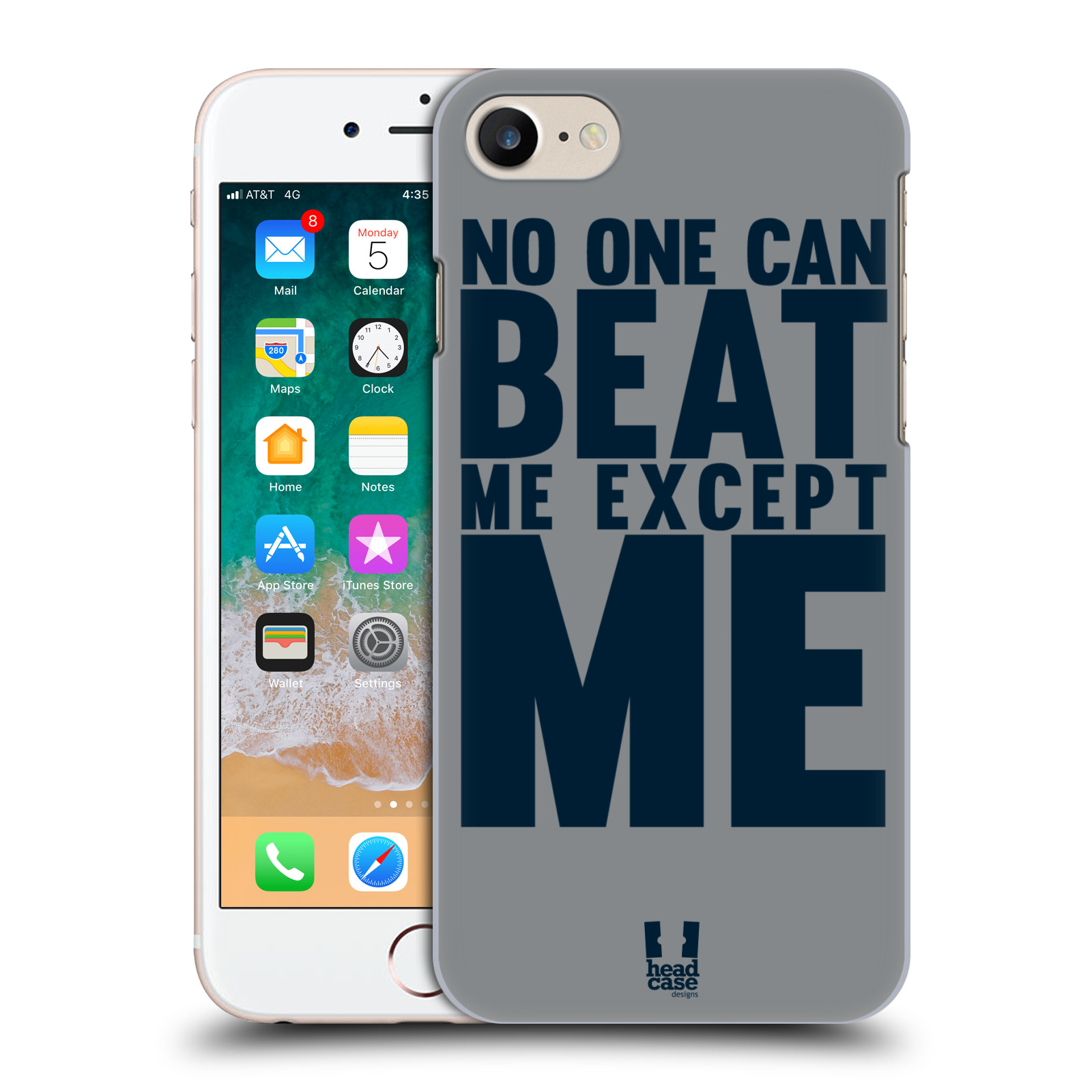 Plastové pouzdro pro mobil Apple Iphone 7/8/SE 2020 Sportovní tématika síla vůle Beat ME